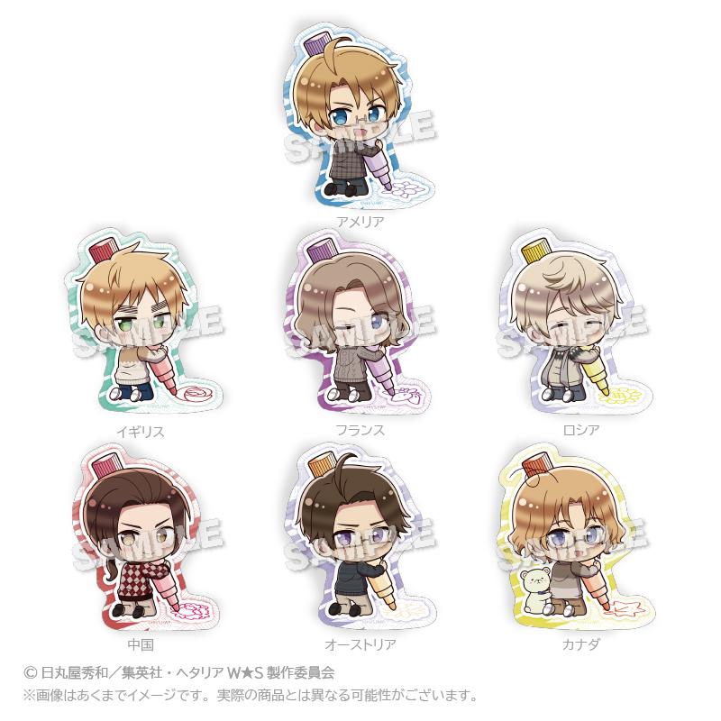 《黑塔利亞 World★Stars》 迷你角色貼紙 畫畫狂 ver. 法國