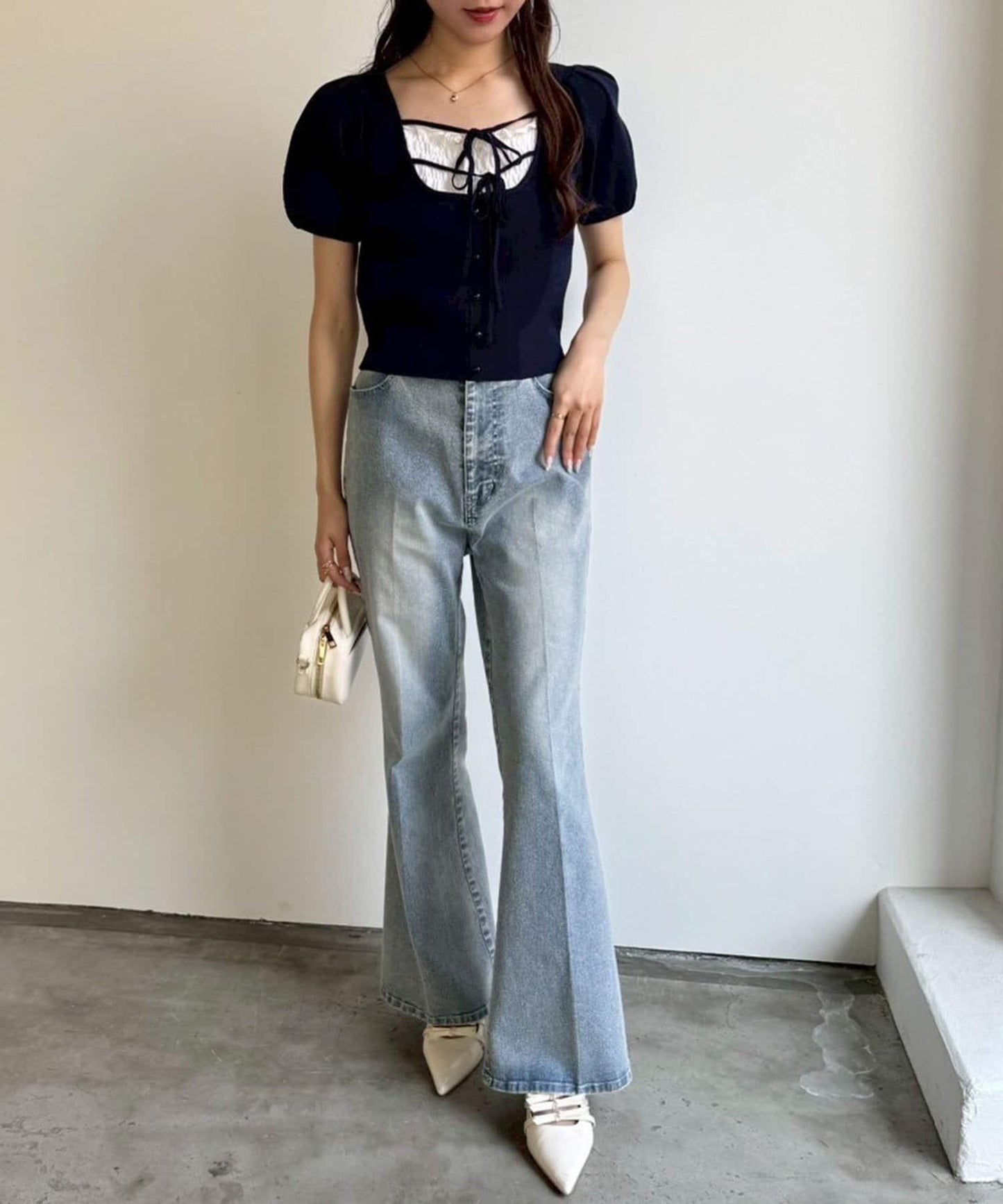 【限定】彈力牛仔褲