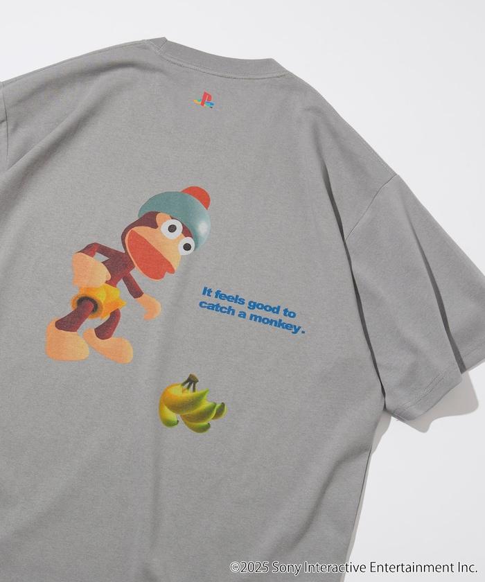 猴子回家 背面印花 T 恤