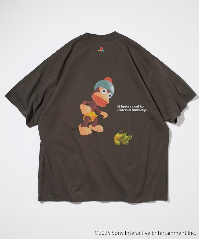 猴子回家 背面印花 T 恤