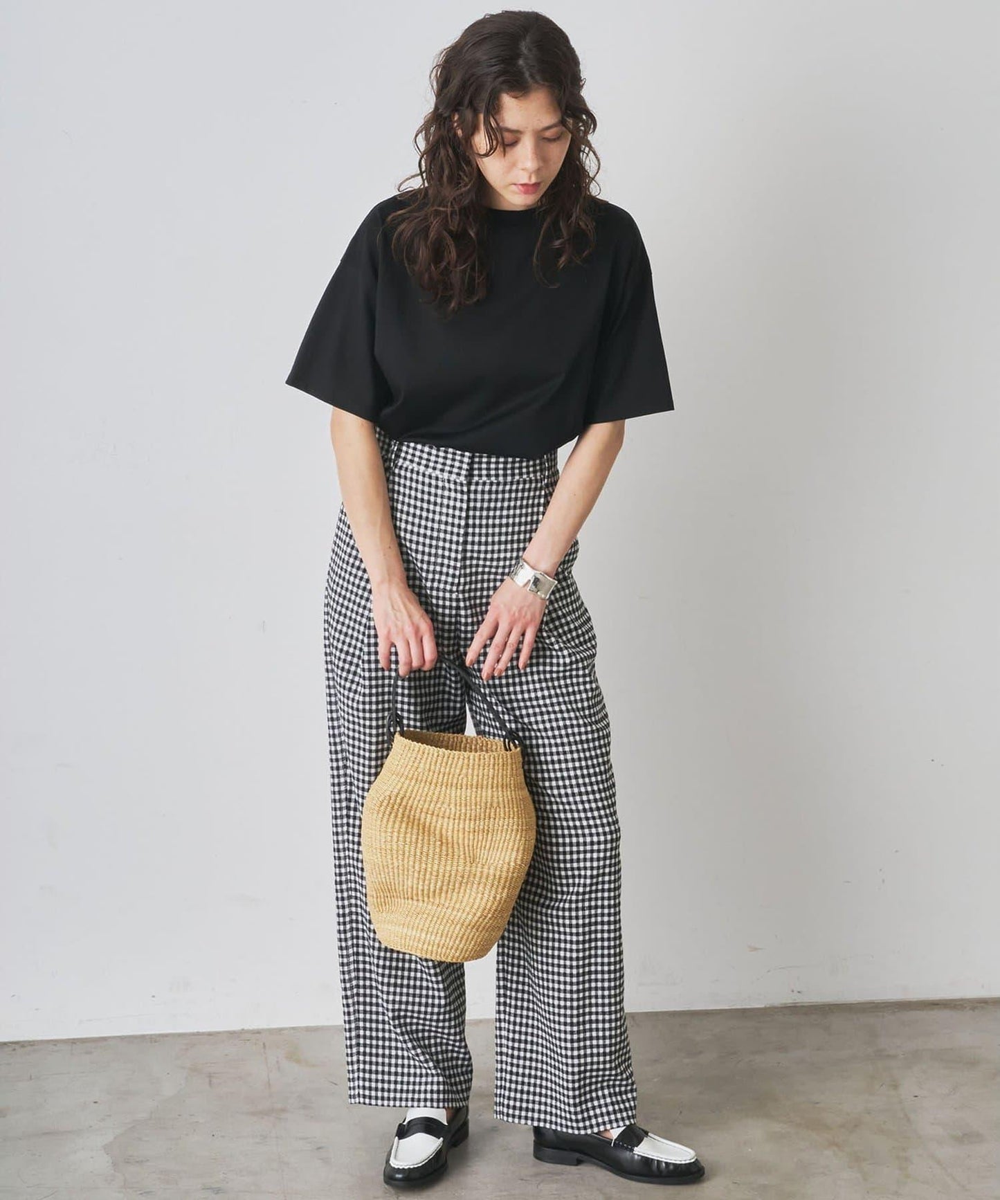 圓領棉質T恤款套頭衫