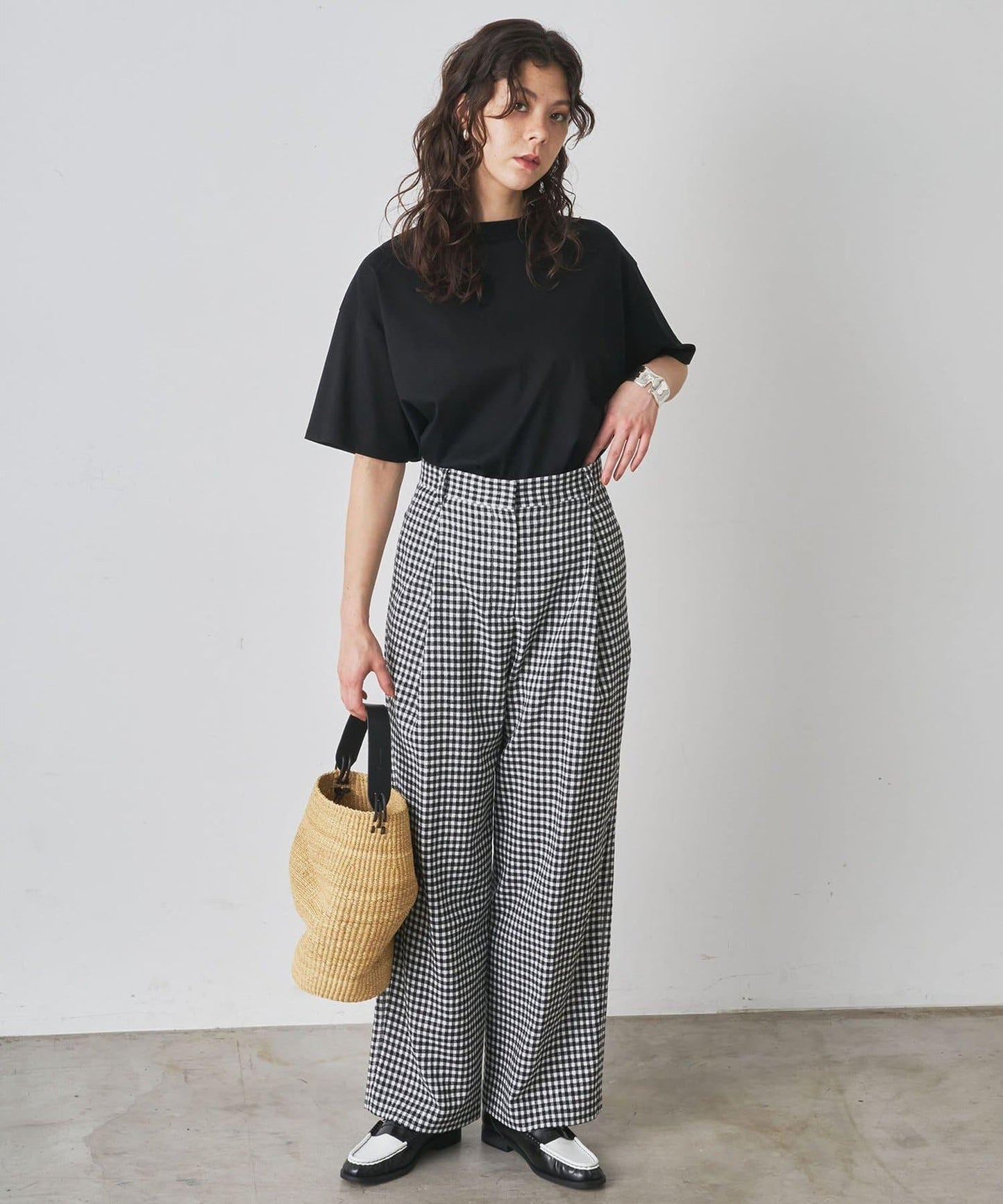 圓領棉質T恤款套頭衫