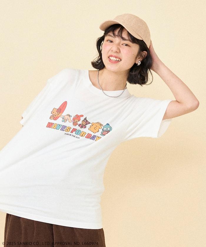 三麗鷗《Hello Kitty》夏季卡通人物T恤