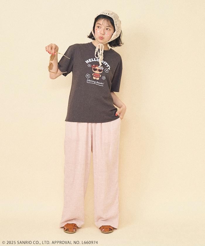 SANRIO 'HELLO KITTY' 夏季 沙灘T恤