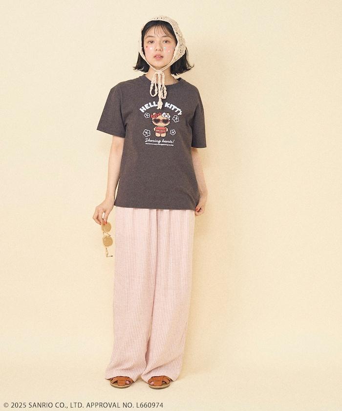 SANRIO 'HELLO KITTY' 夏季 沙灘T恤