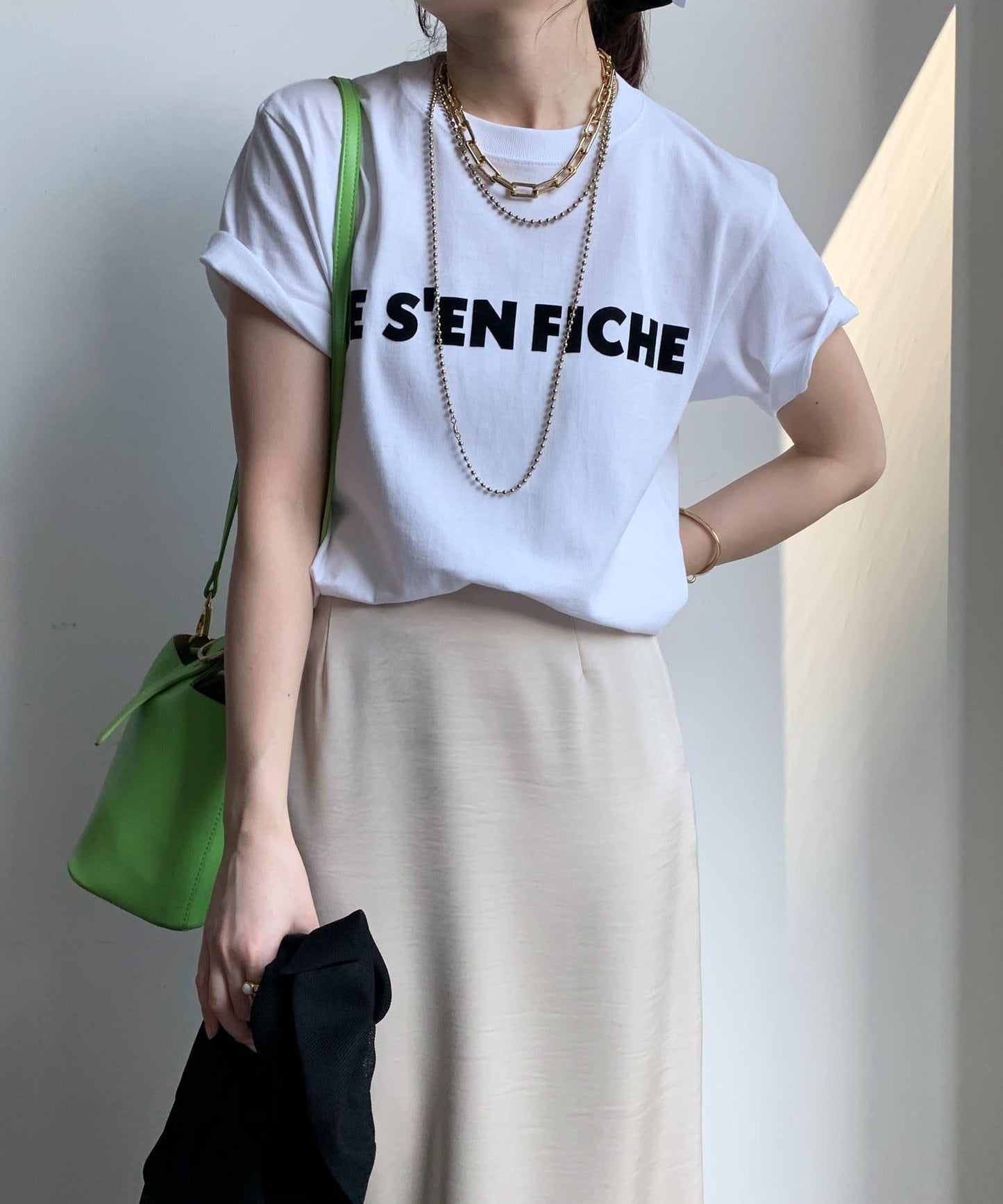 JES'EN FICHE絨布LOGO T恤