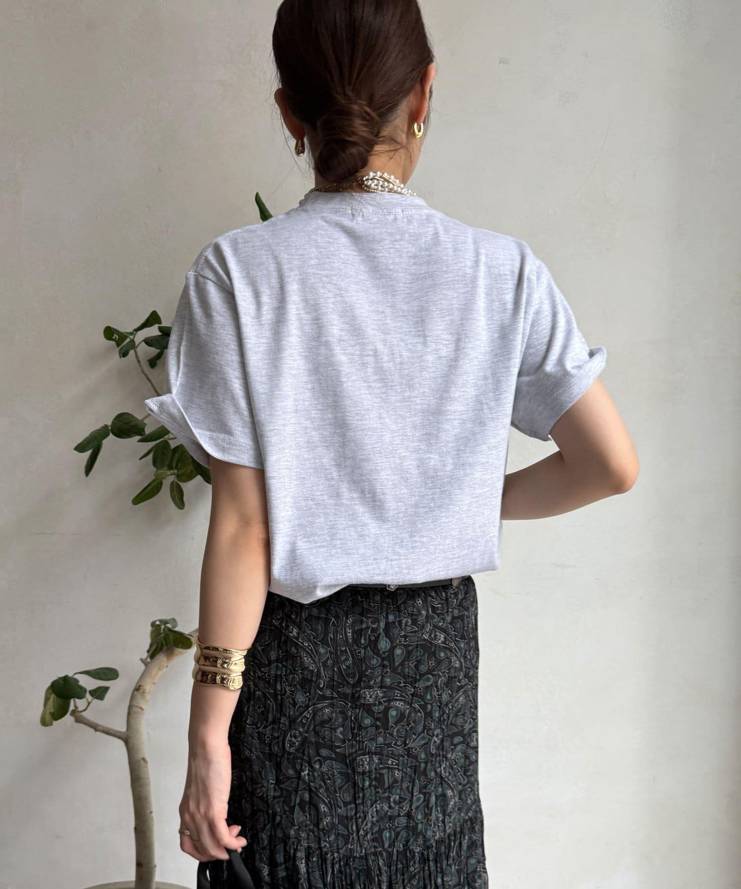 JES'EN FICHE絨布LOGO T恤