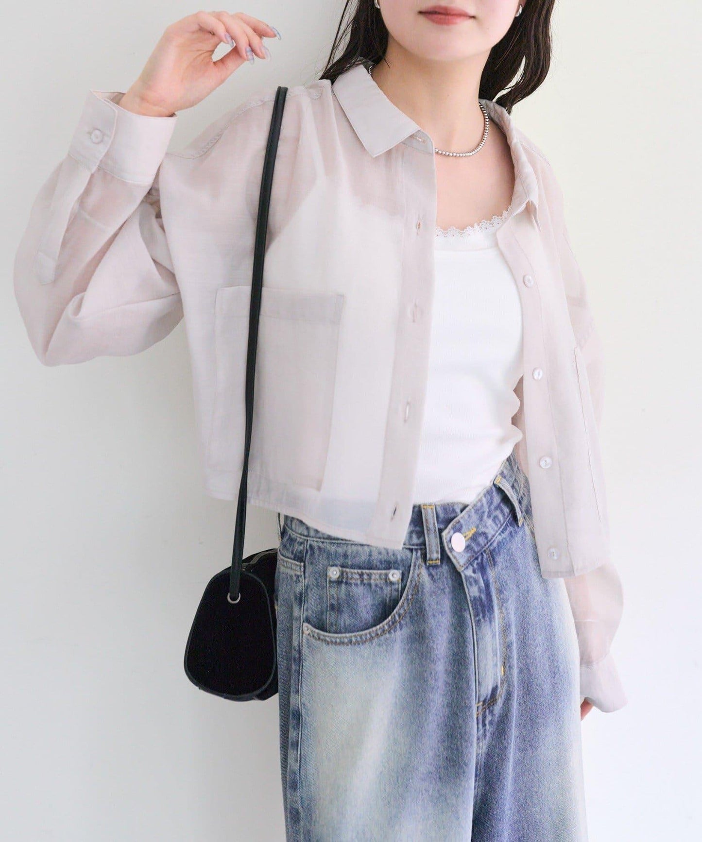 帶墊層疊吊帶背心