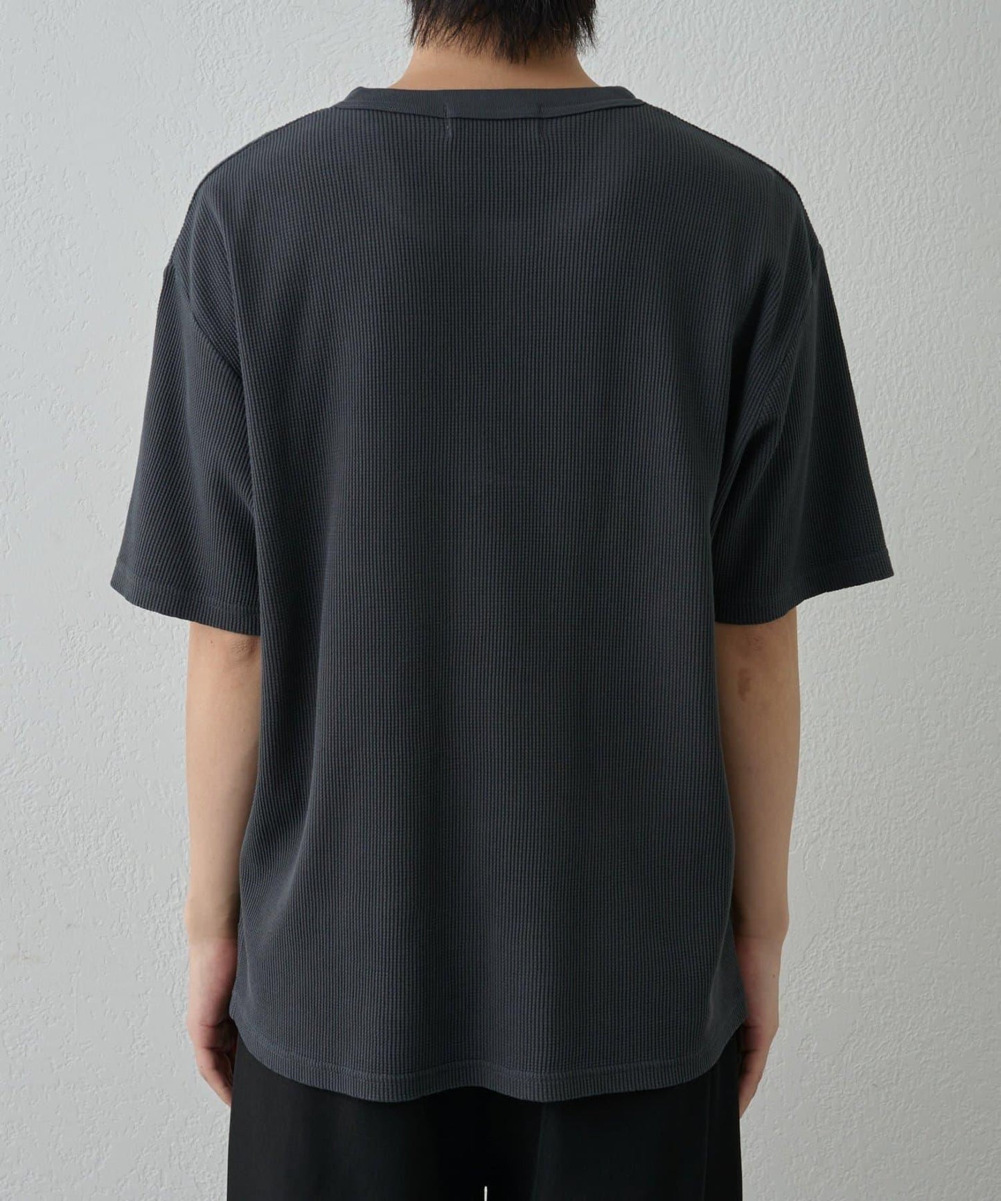 【範例】氣烤華夫餅亨利領T-shirt
