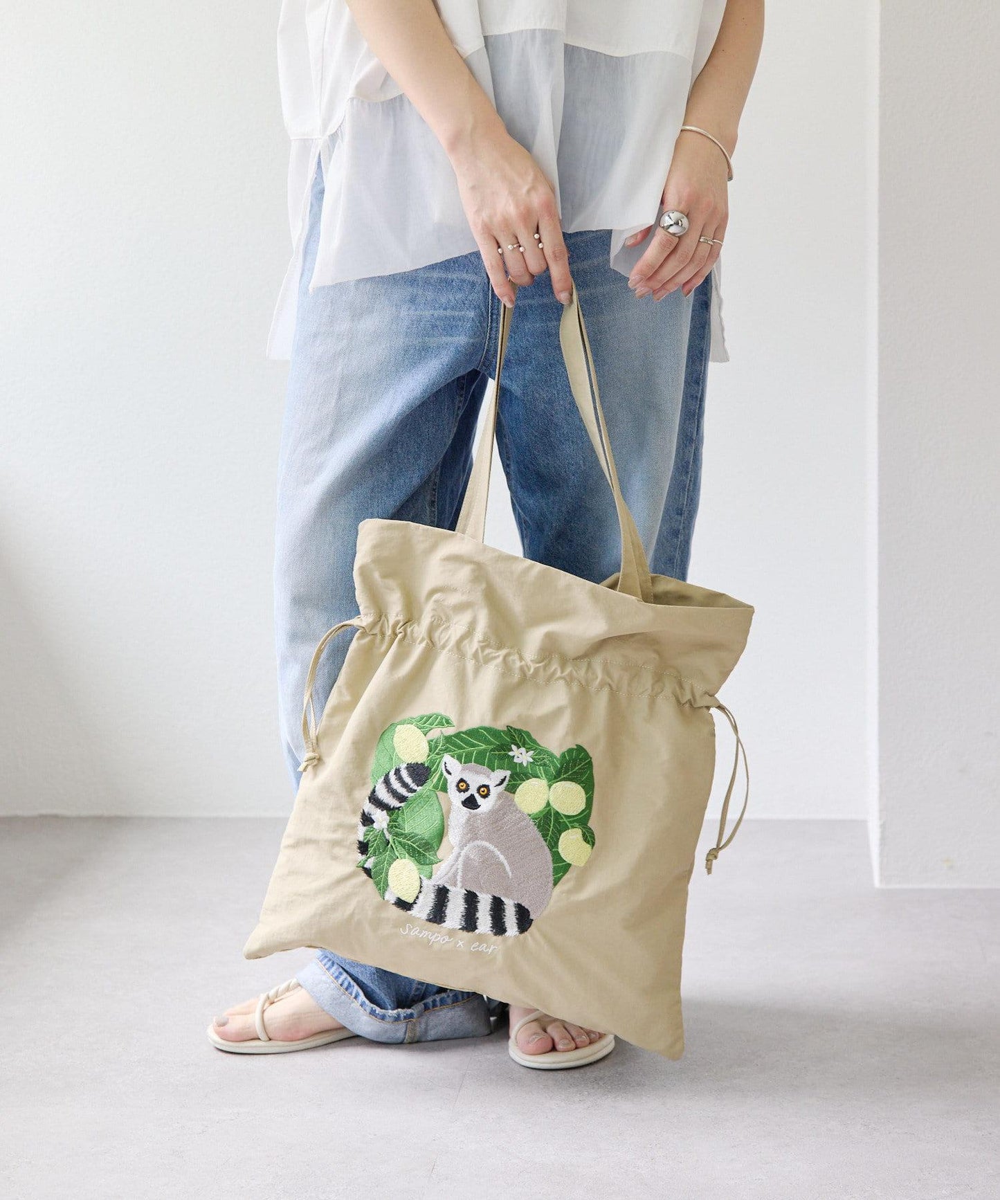 三寶×耳朵 狐猴/提包手提袋