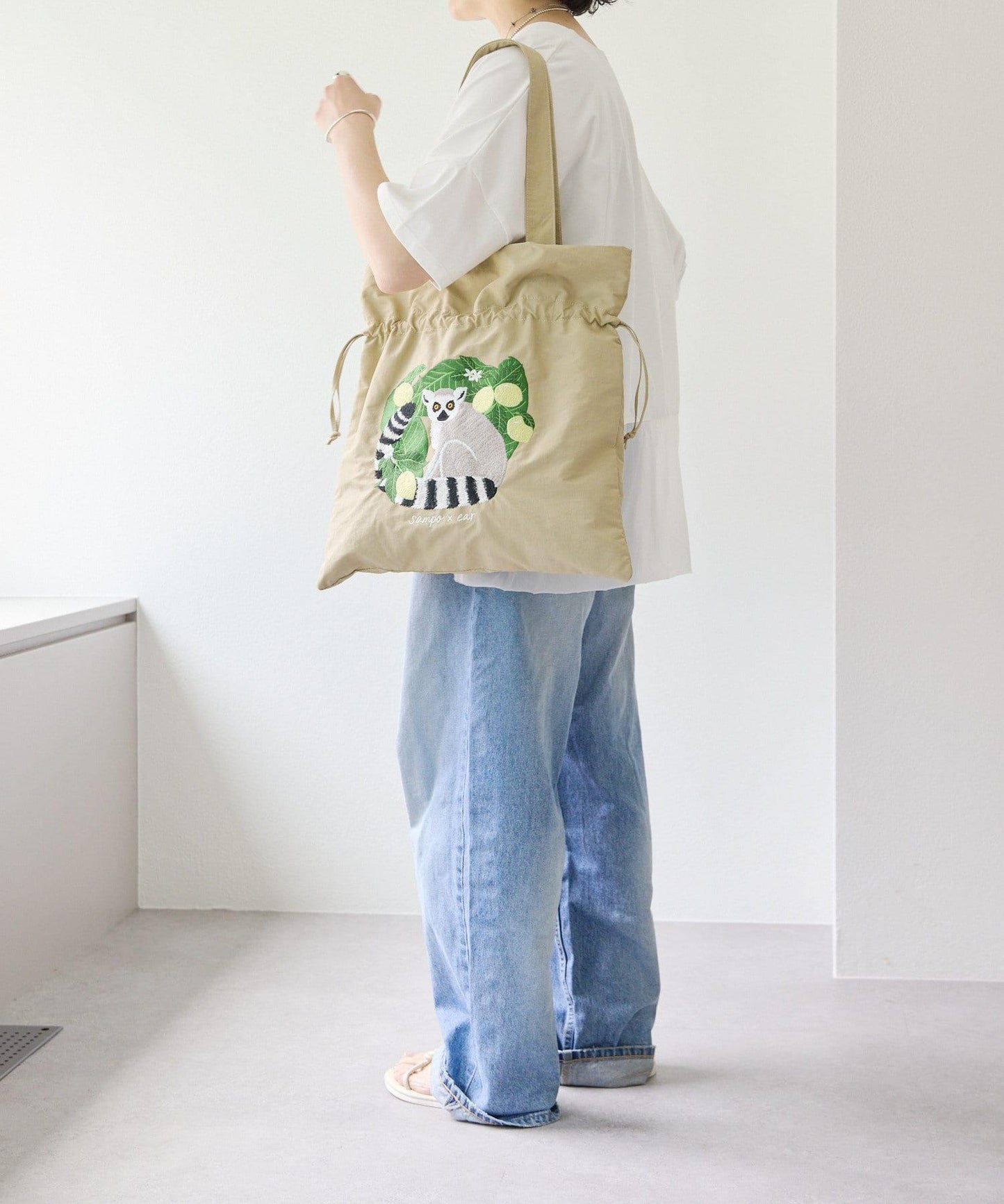 三寶×耳朵 狐猴/提包手提袋