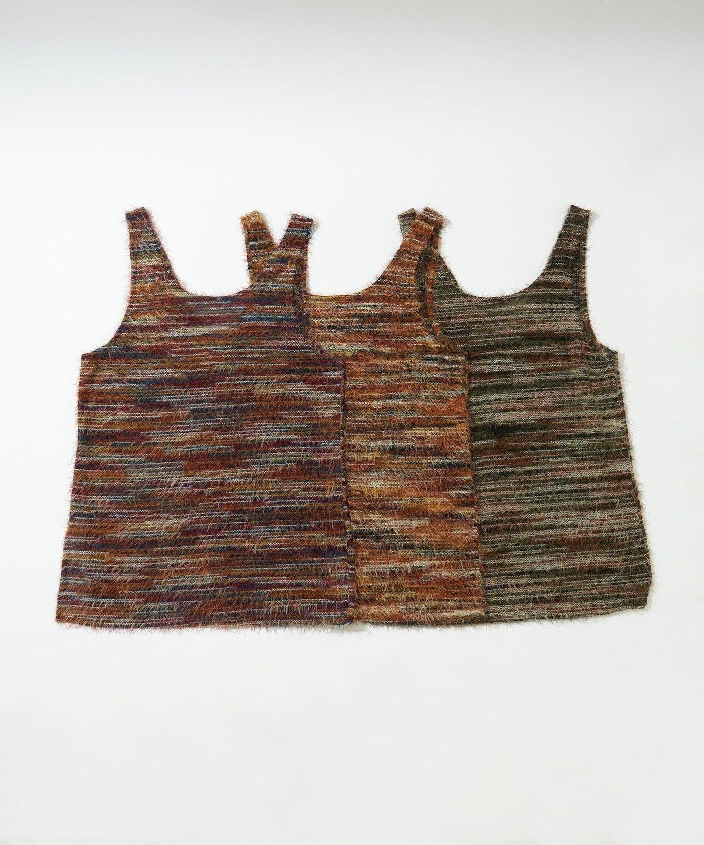 【前後2WAY】混紡絨毛針織馬甲