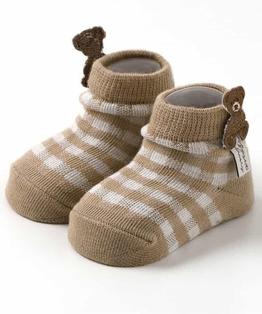 圖案刺繡嬰兒襪