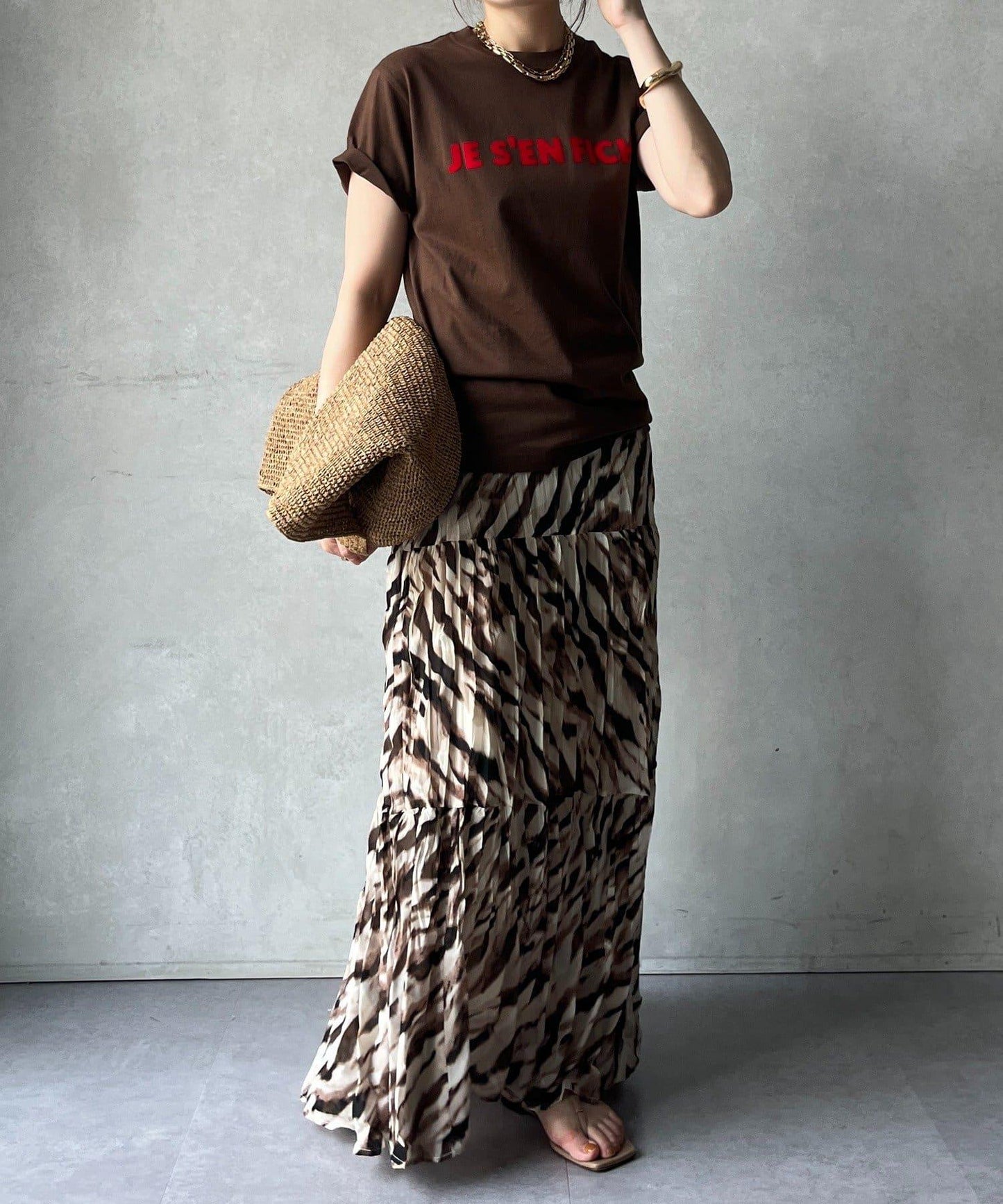 JES'EN FICHE絨布LOGO T恤