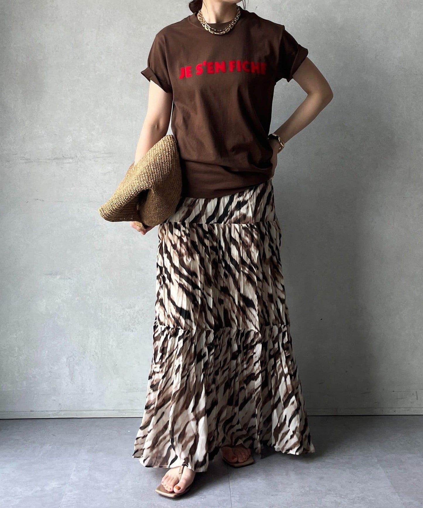 JES'EN FICHE絨布LOGO T恤