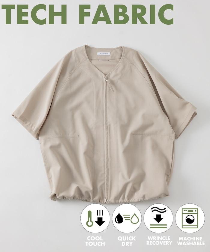 速乾材料 舒適版型 無領 棒球衫 短袖 亞麻風 居家護理