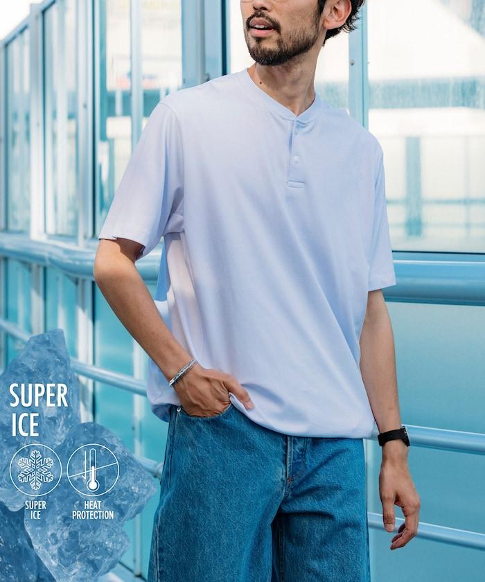 SUPER ICE 圓領短袖T恤 【接觸冷感】