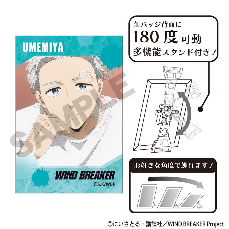 《防風少年》_藝術罐徽章 梅宮一 場面寫