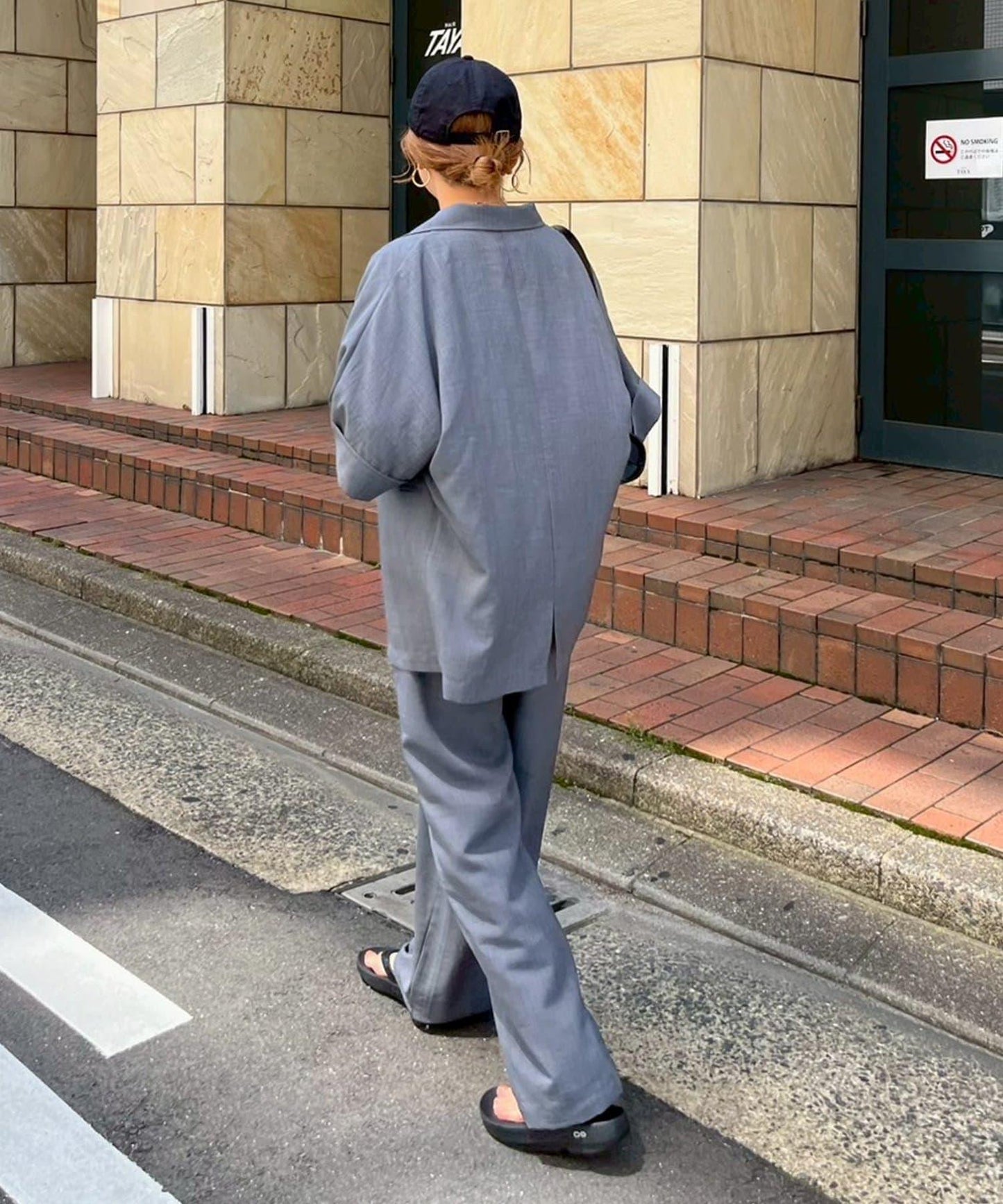 【帕爾克羅限定】(PON寺計劃)科技亞麻寬鬆褲