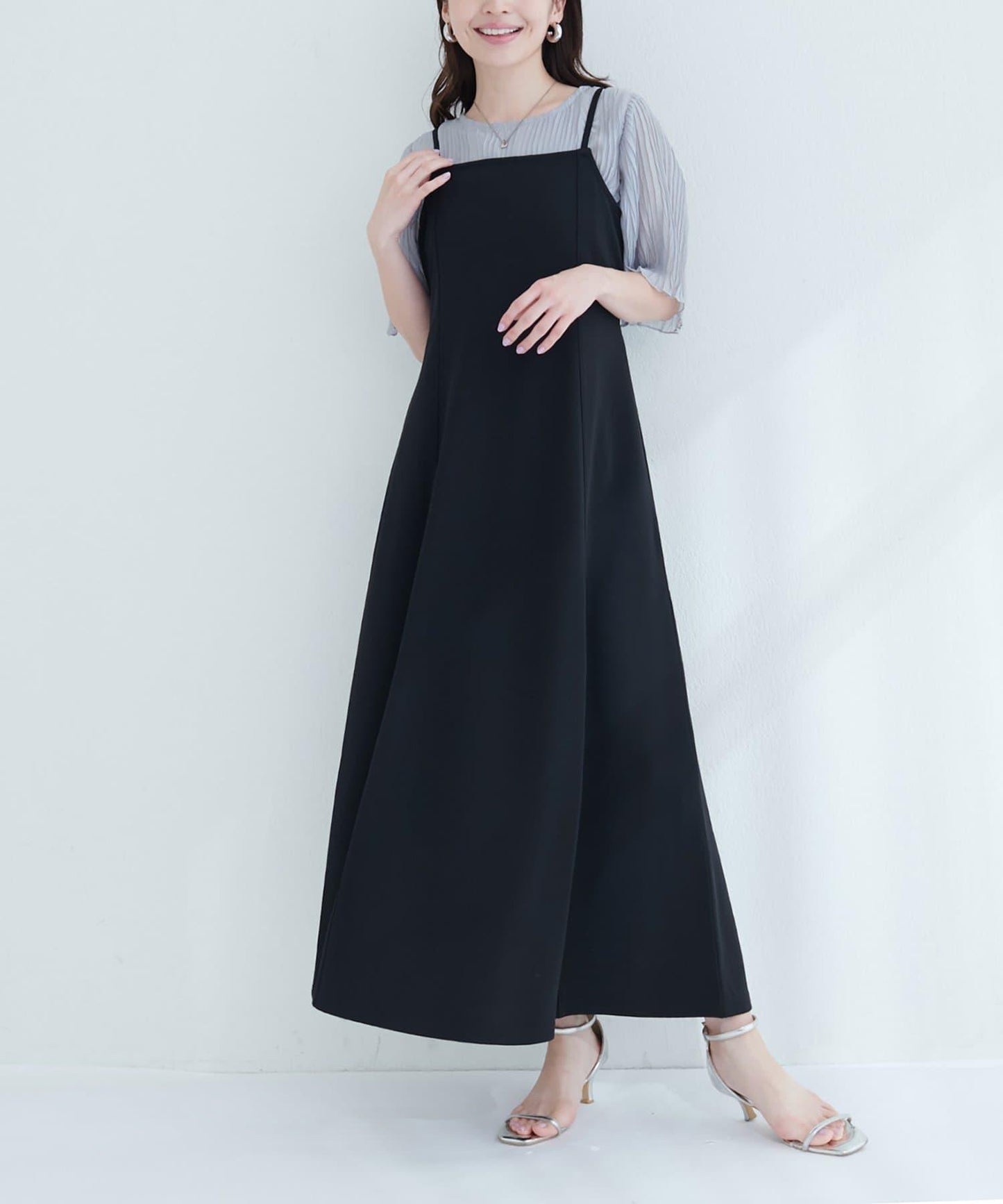 【ako】舒適背心連衣裙