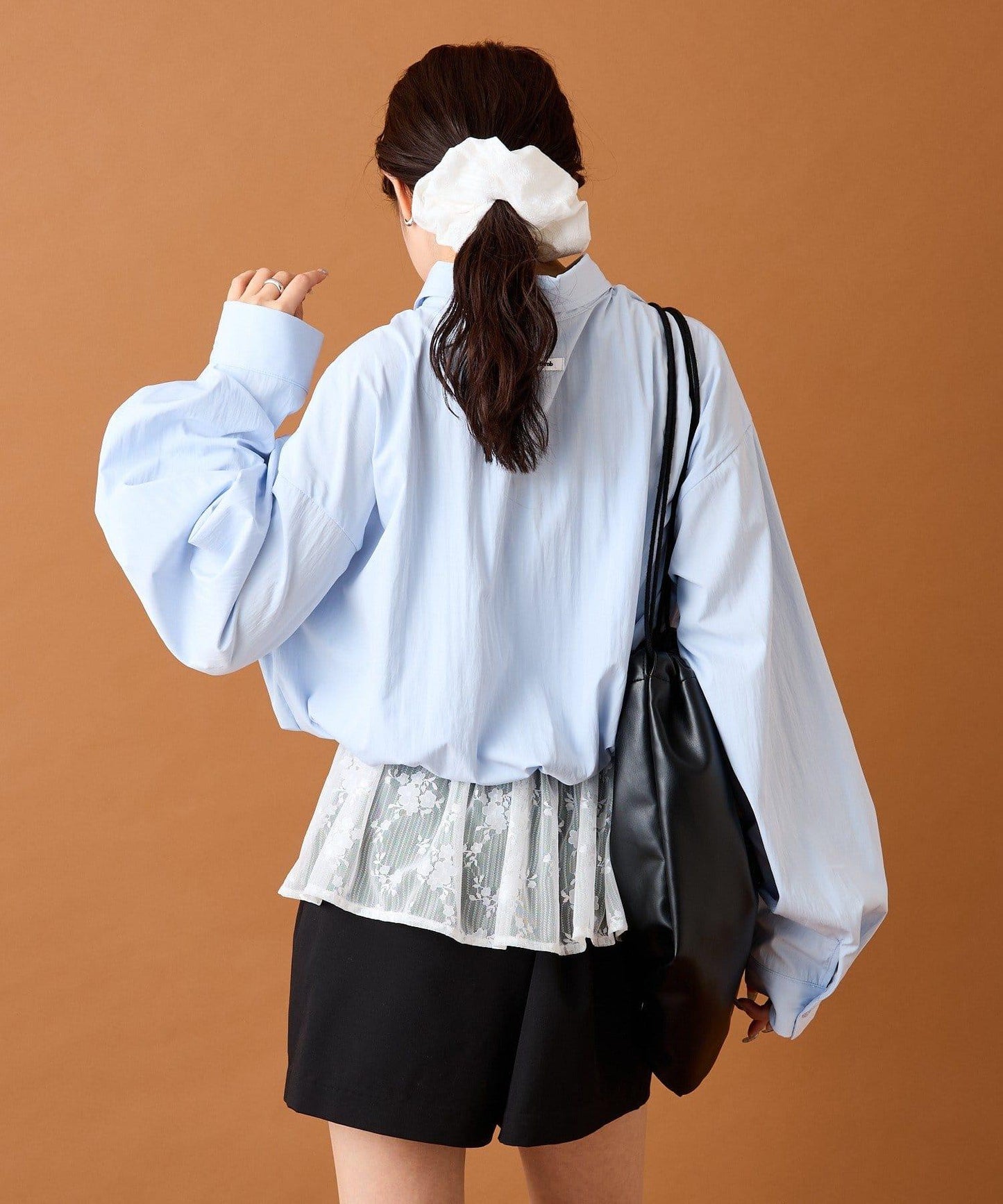 【mystic】蕾絲拼接襯衫