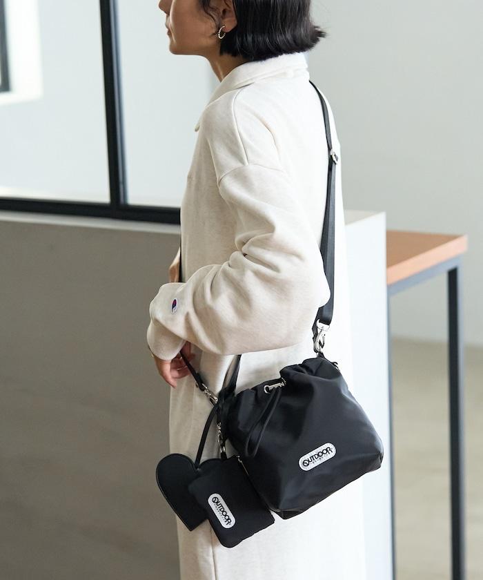聯名 多功能 尼龍拉鍊袋附帶束口袋
