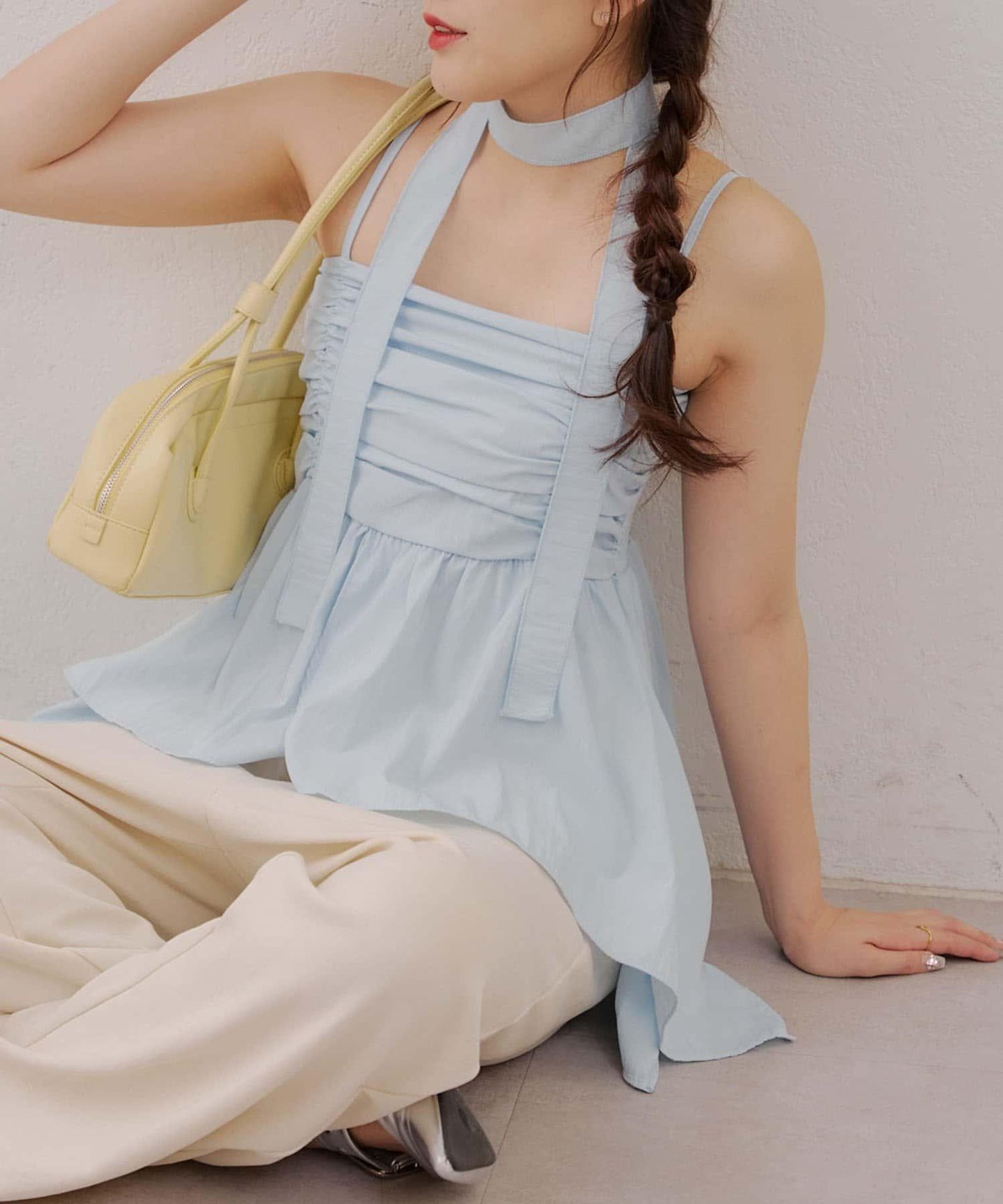 吊帶露臍裝配項鍊