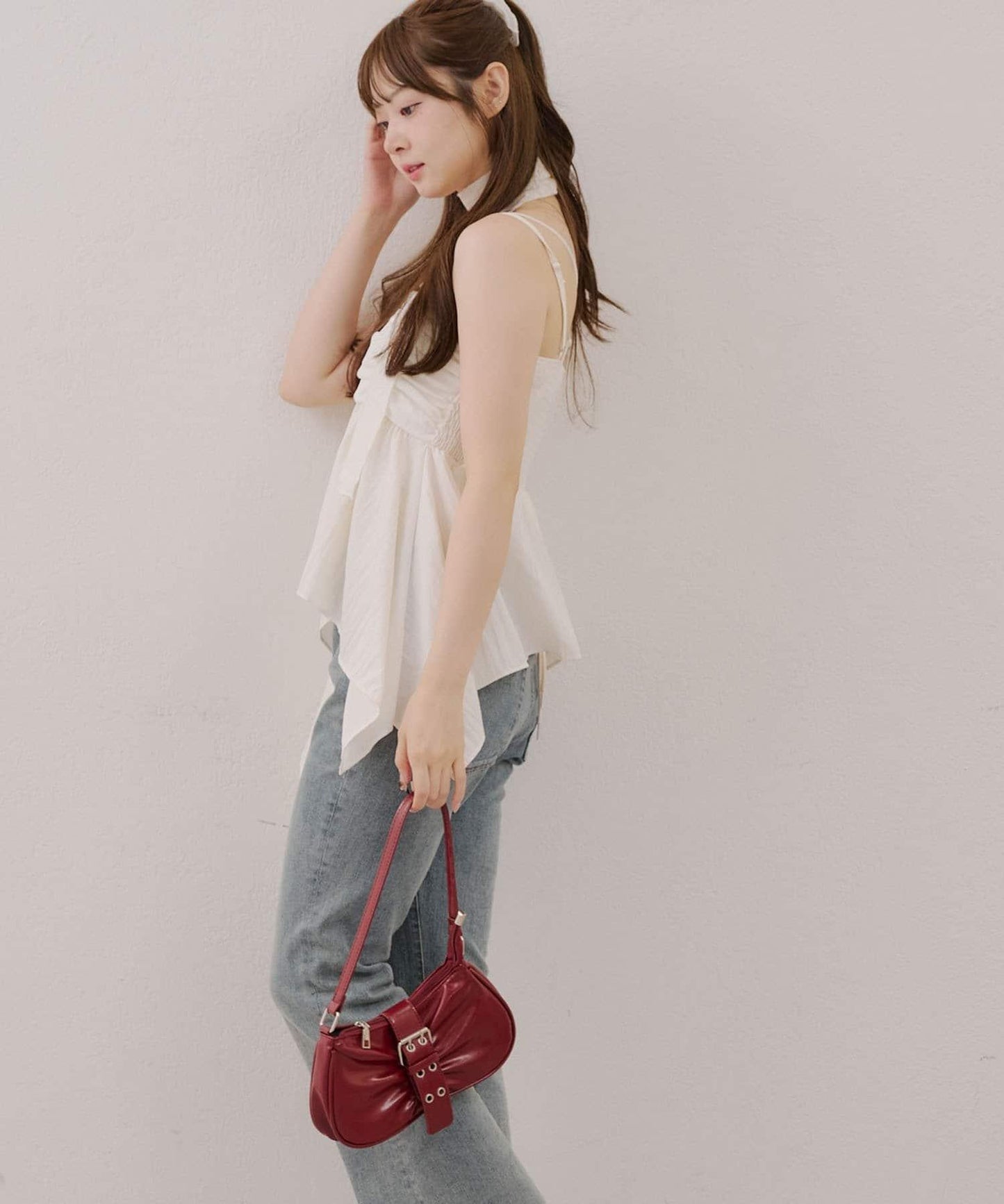 吊帶露臍裝配項鍊