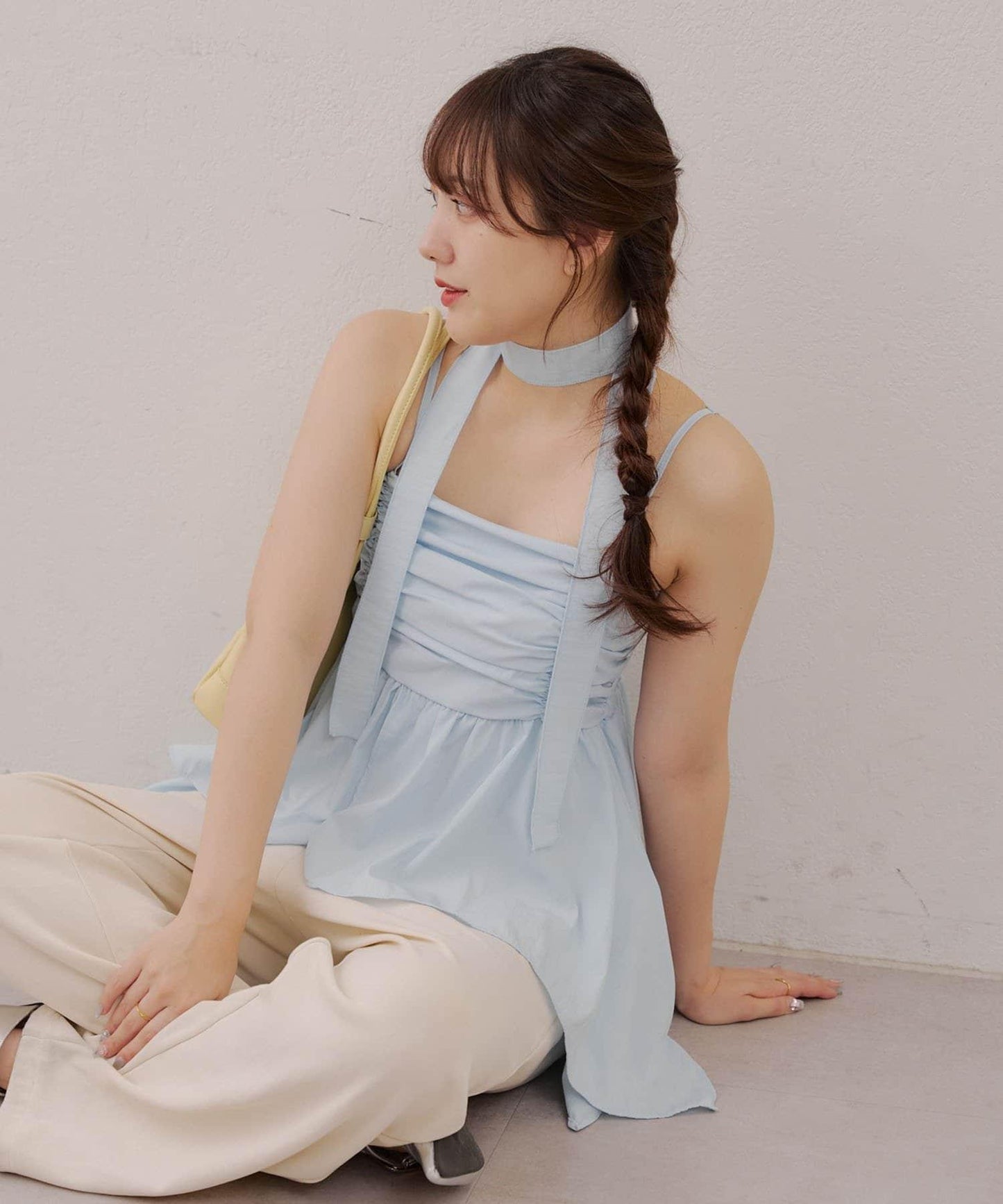 吊帶露臍裝配項鍊