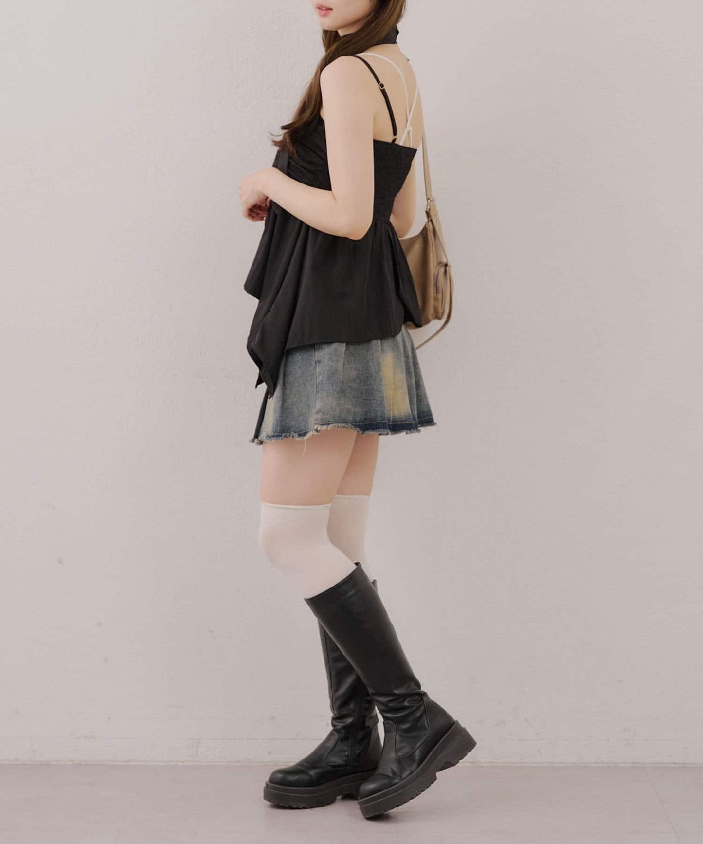 吊帶露臍裝配項鍊