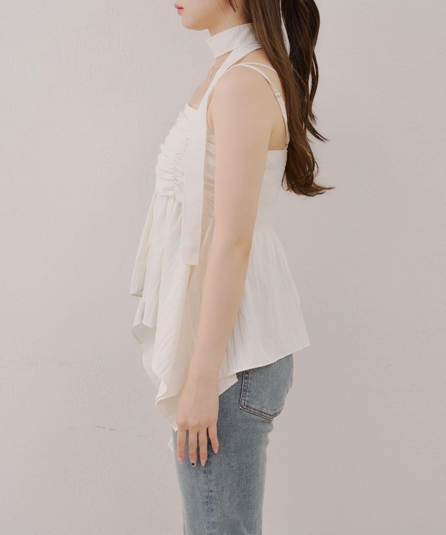 吊帶露臍裝配項鍊