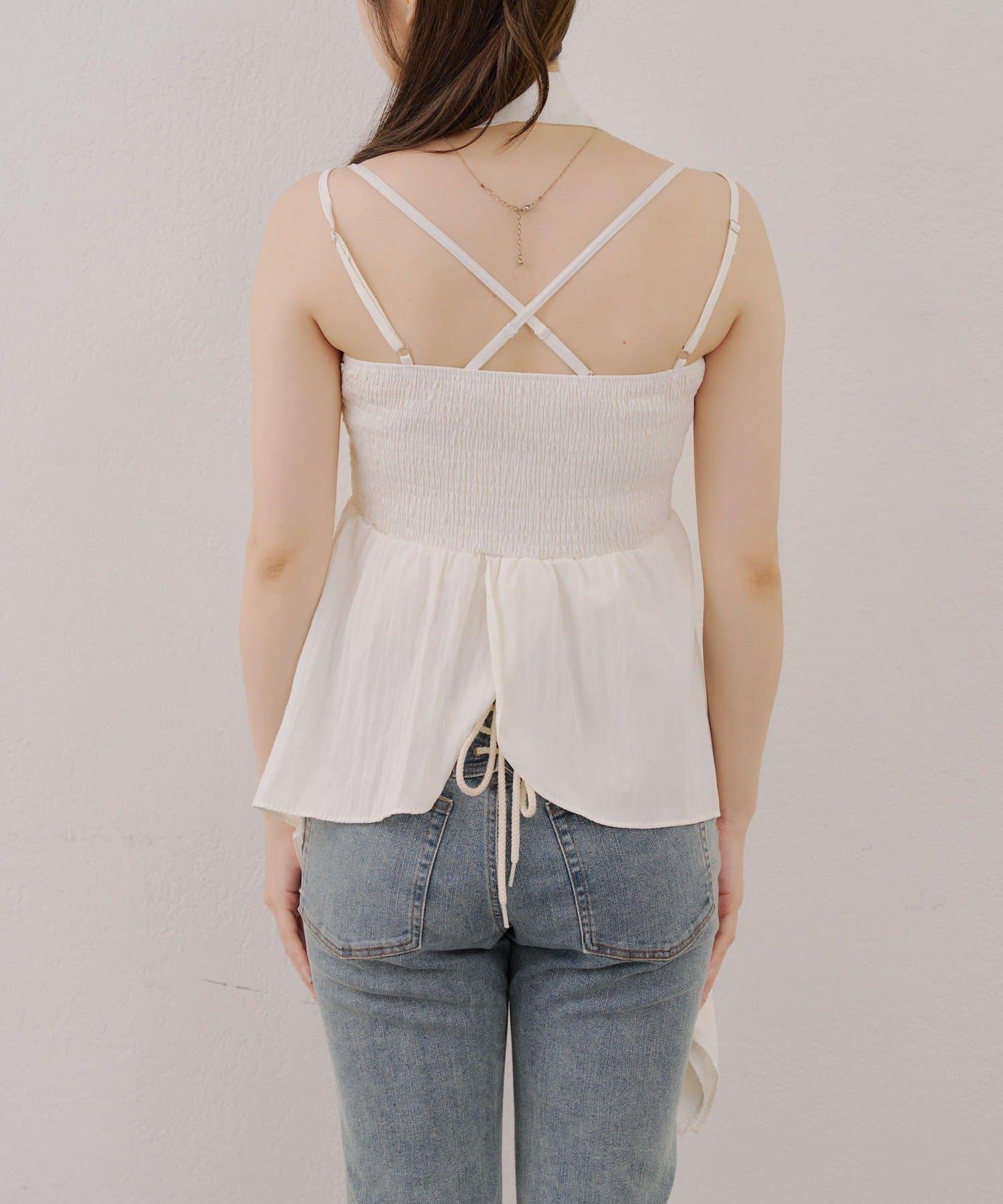 吊帶露臍裝配項鍊