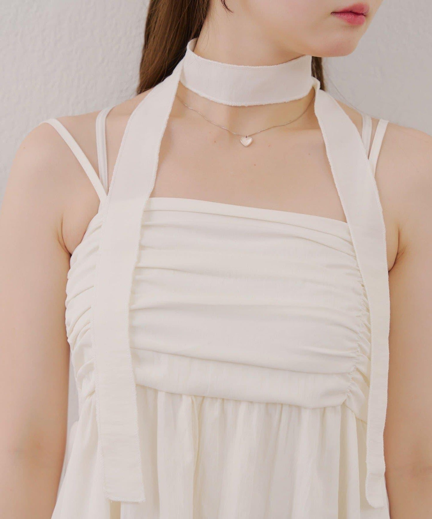 吊帶露臍裝配項鍊