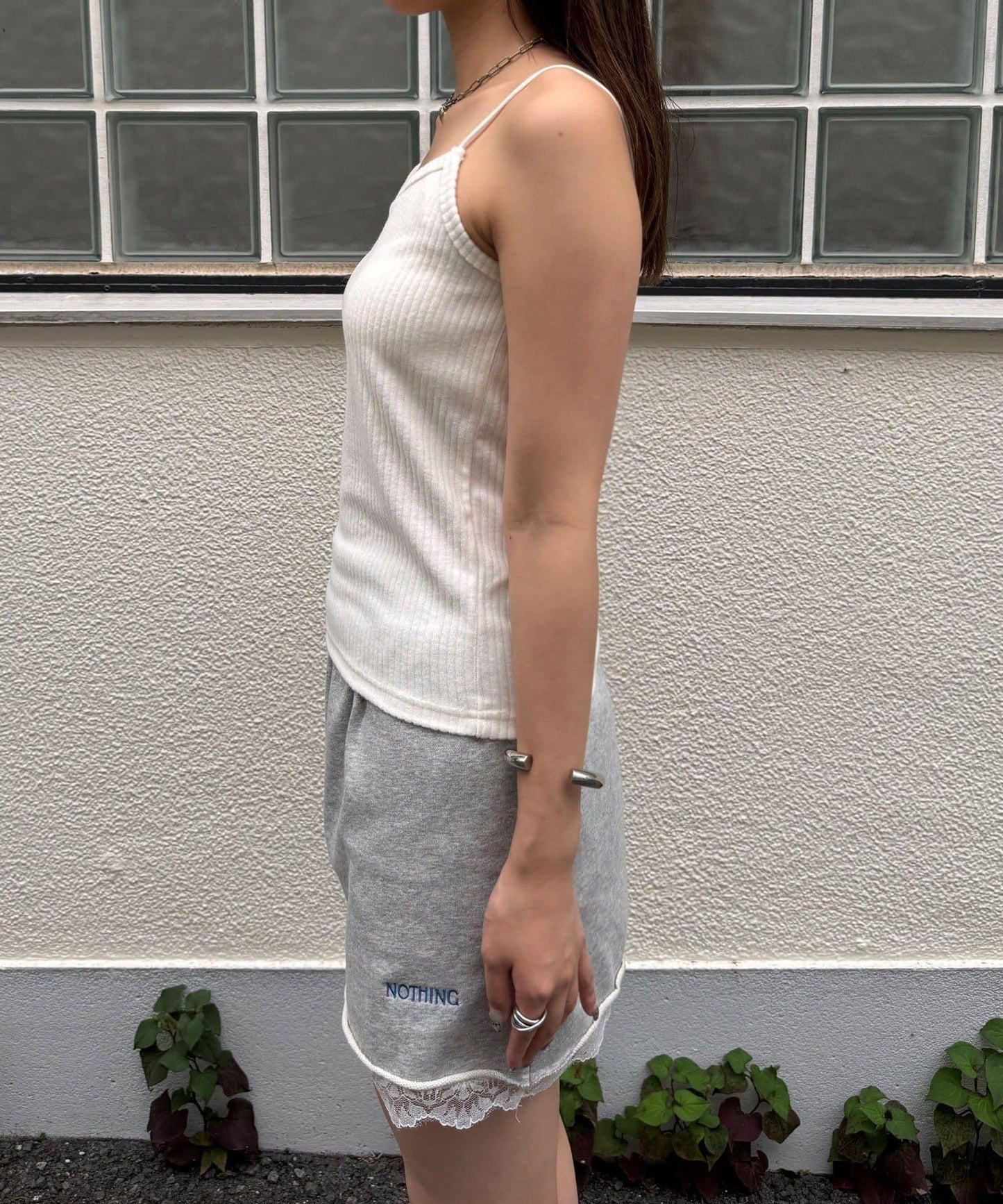 【帶杯】柔軟絨毛針織吊帶背心