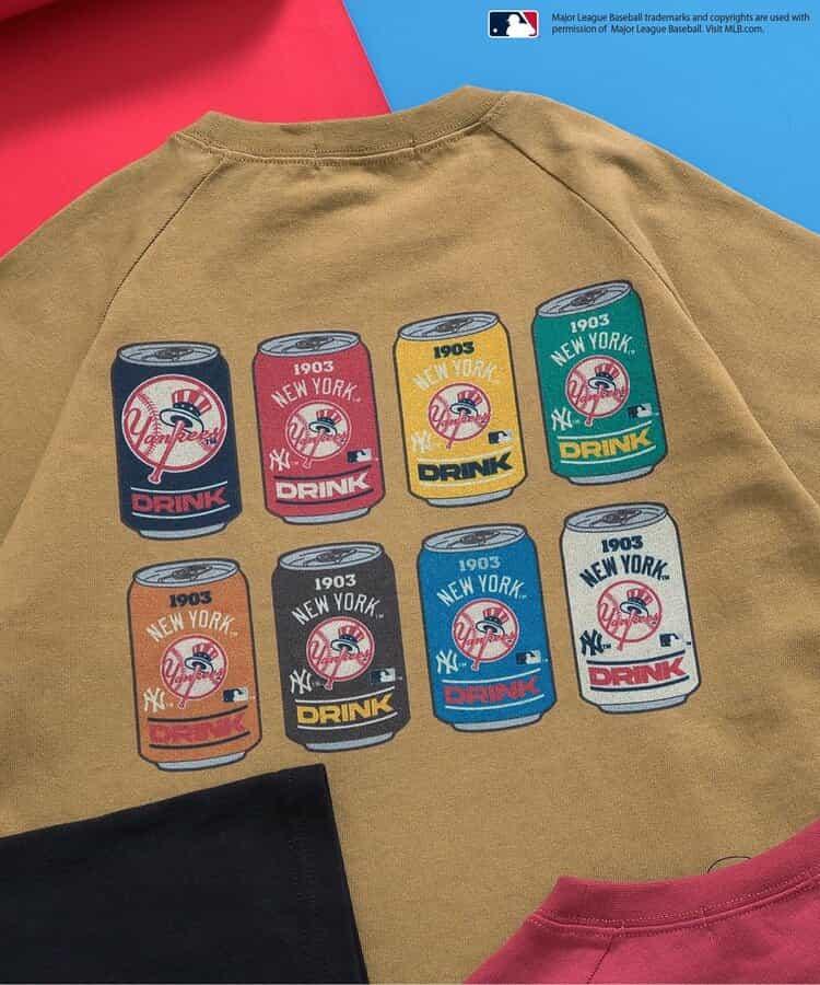 MLB 氣球頭像拉鍊T恤