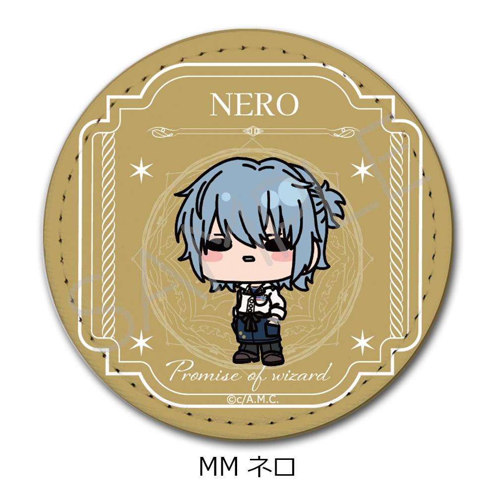 《魔法使的約定》_皮質徽章(圓形) MM 黑色