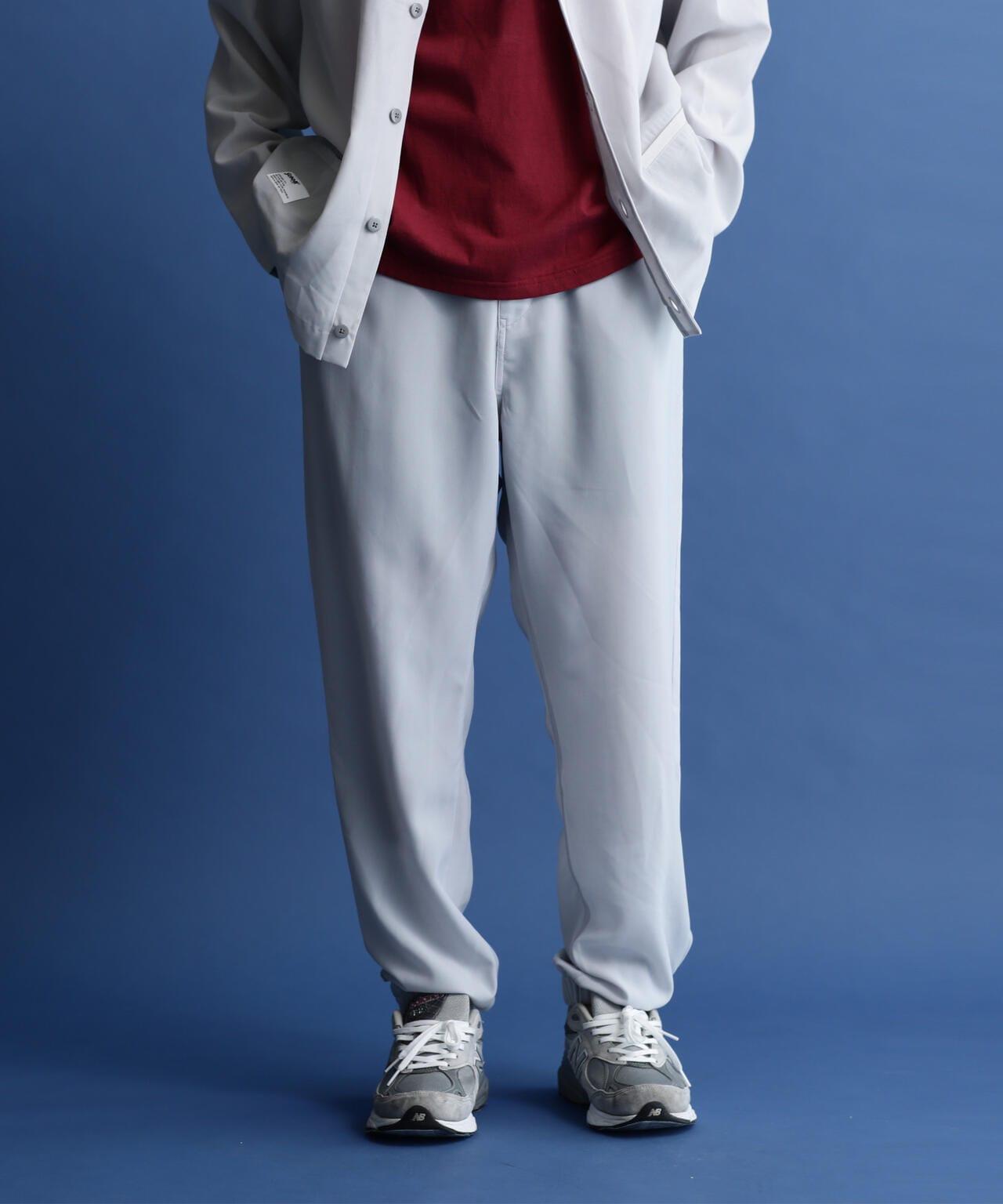 SLUB CHIFFON PANTS/亞麻紗雪紡褲