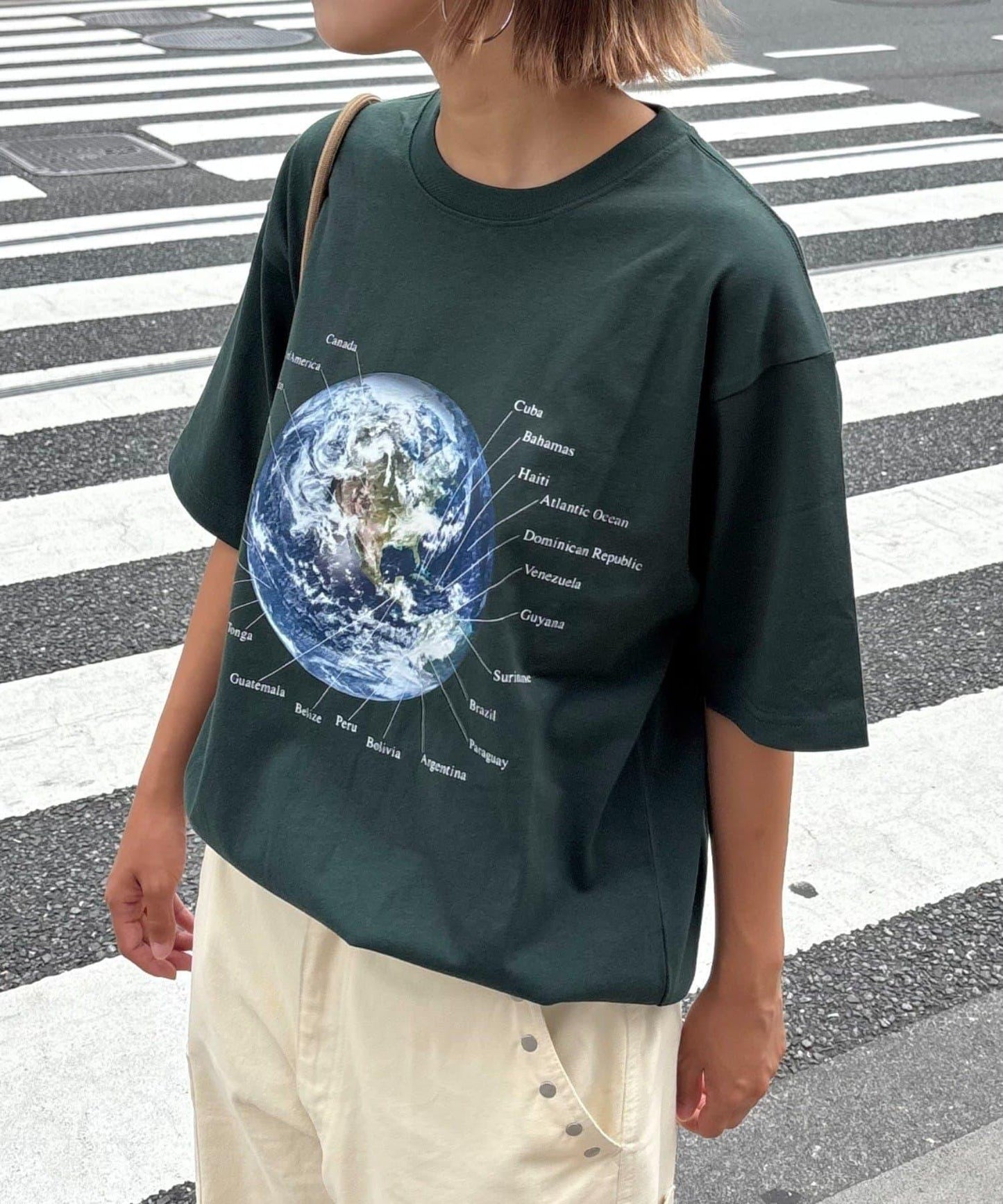 【限定】月球撞擊坑Logo印花T恤