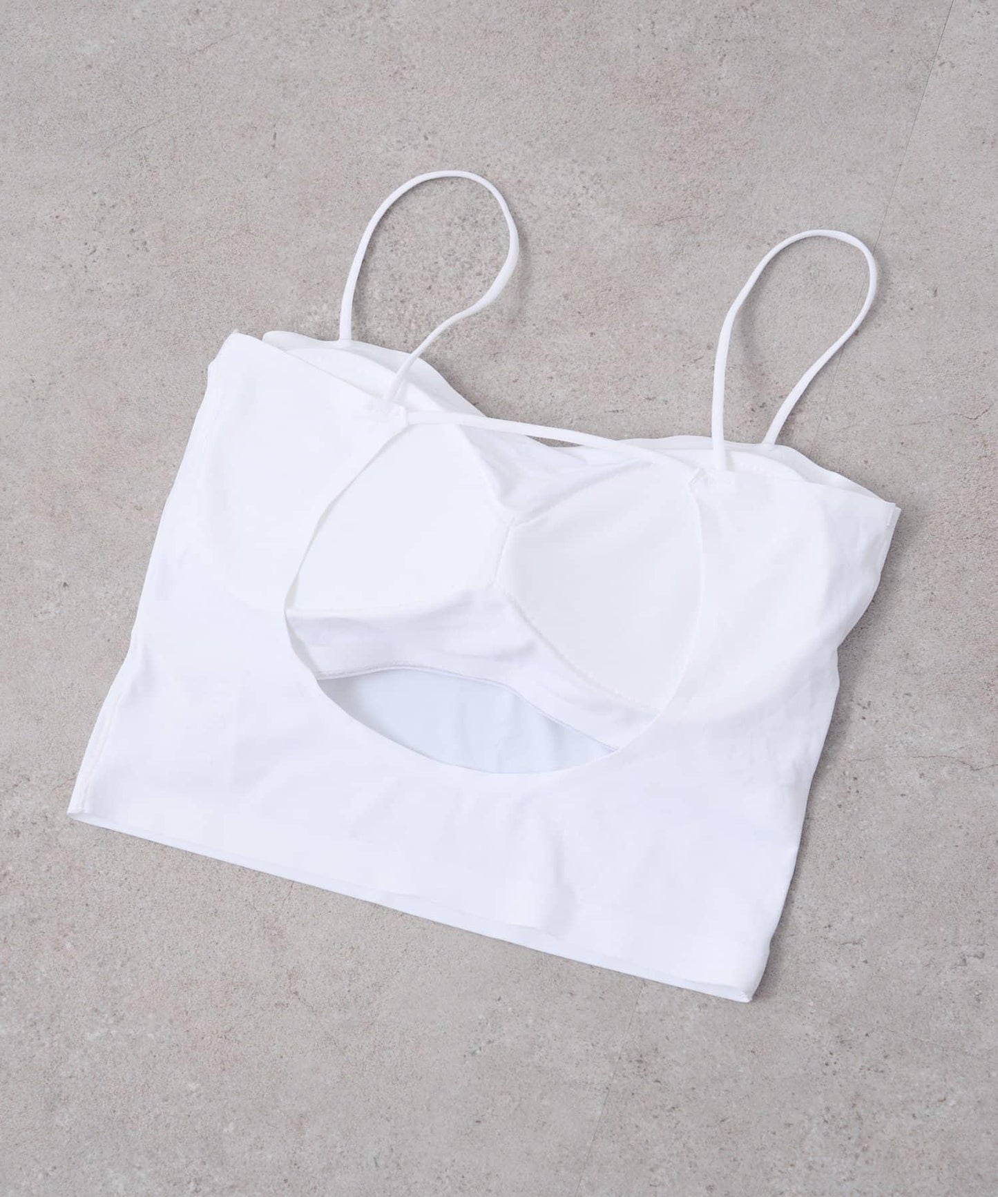 【SNS熱門!】無縫背部開口吊帶背心