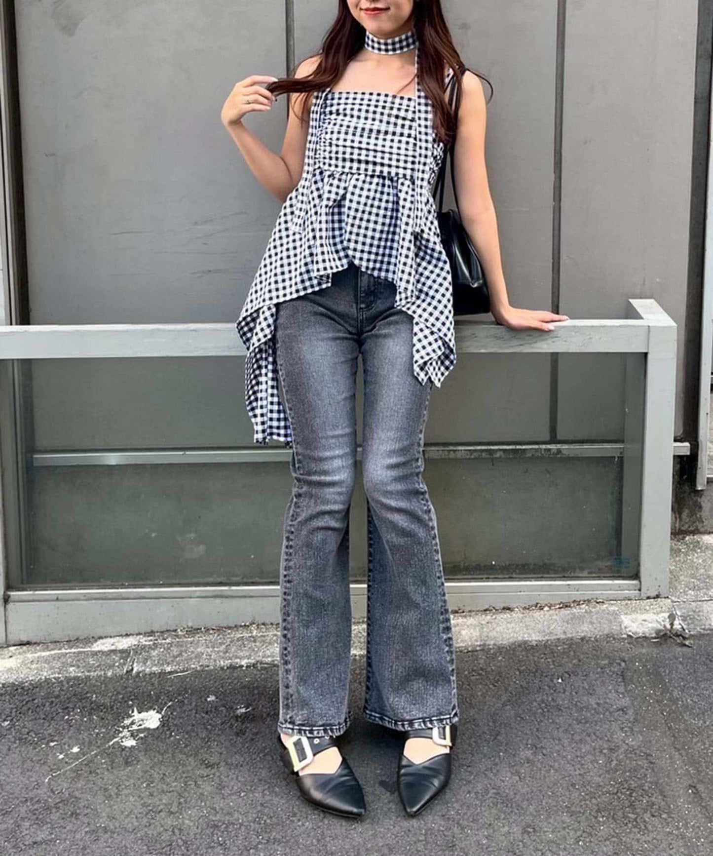 吊帶露臍裝配項鍊