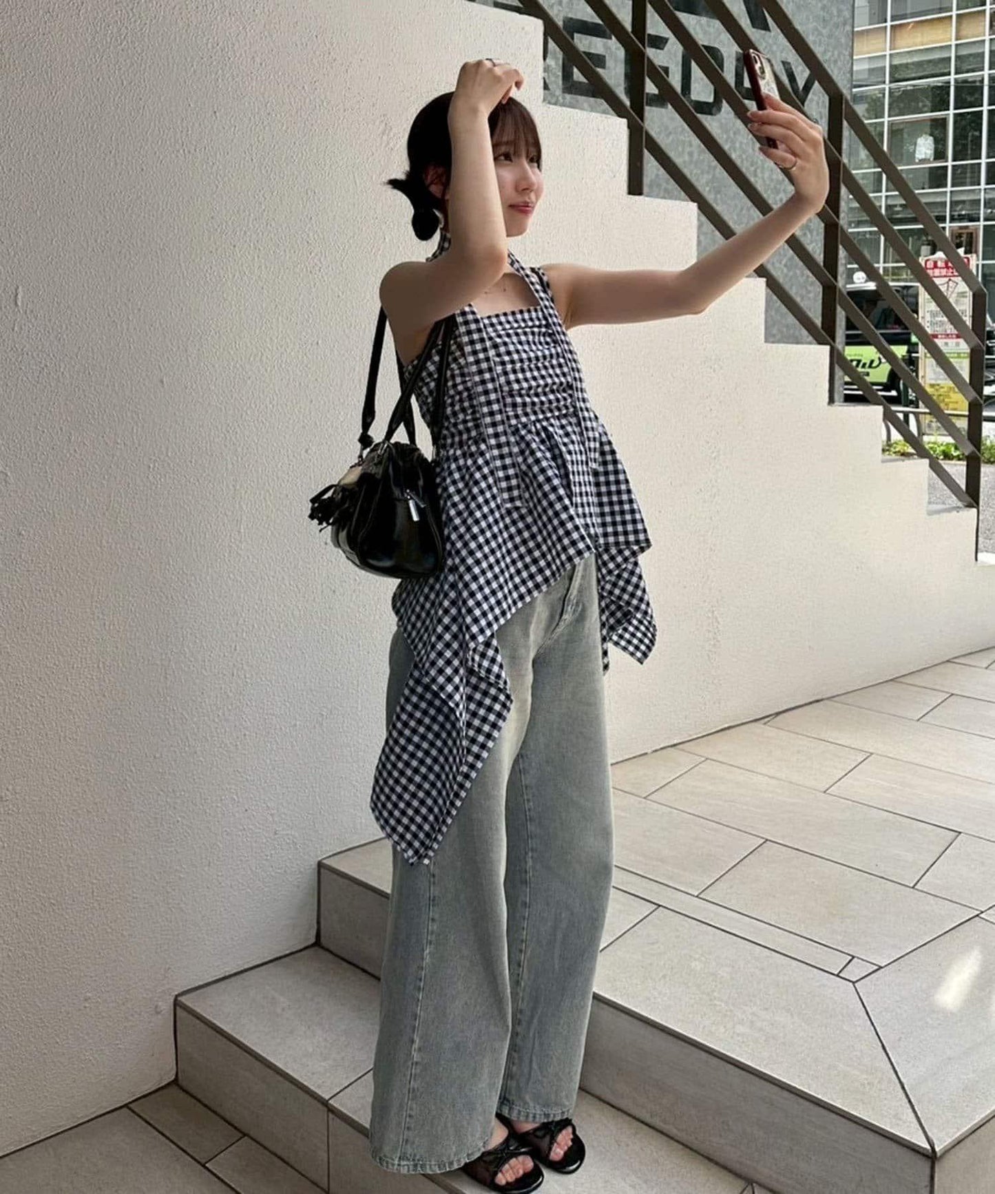 吊帶露臍裝配項鍊