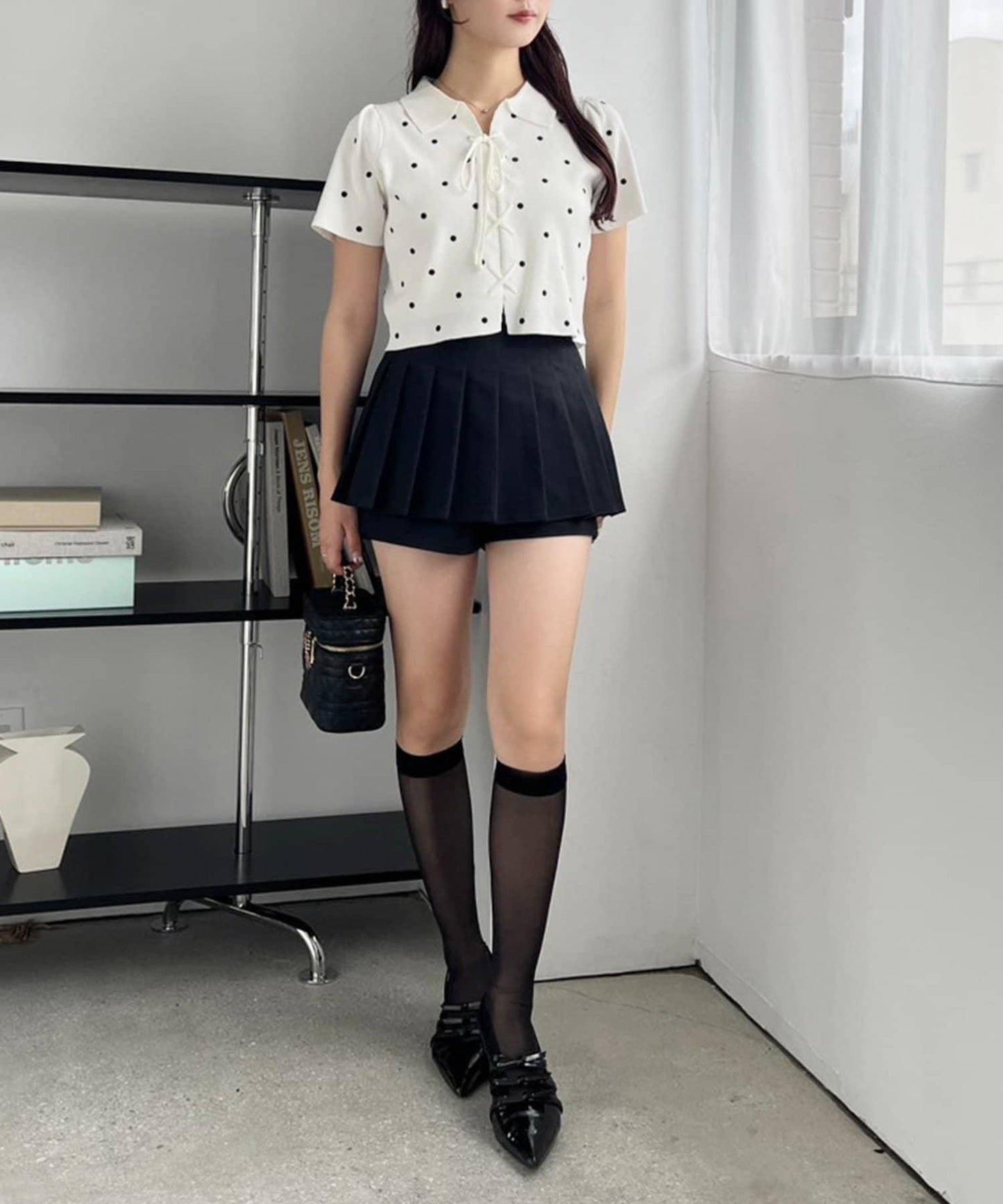褶皺裙褲