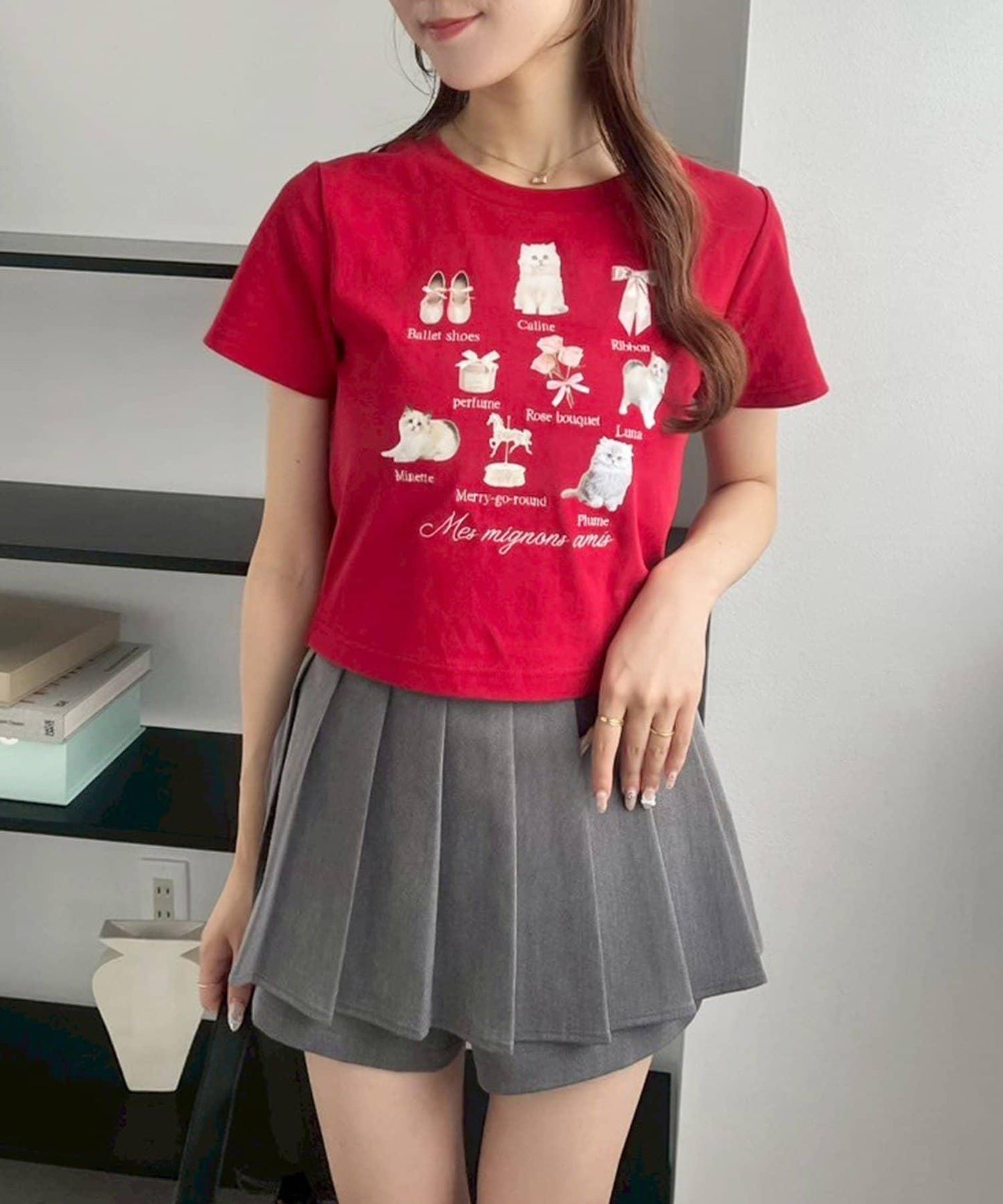 褶皺裙褲