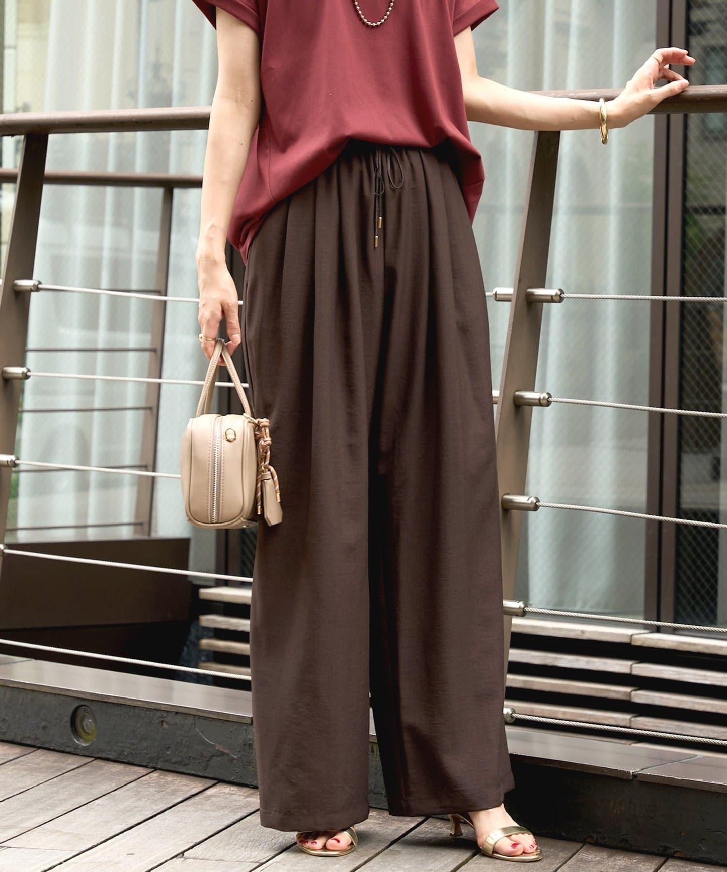 《舒適穿著感》直筒褲