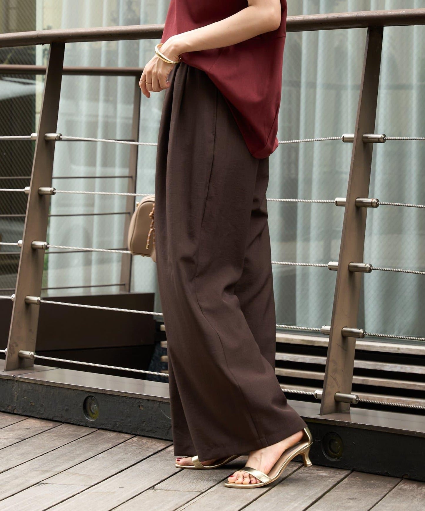 《舒適穿著感》直筒褲