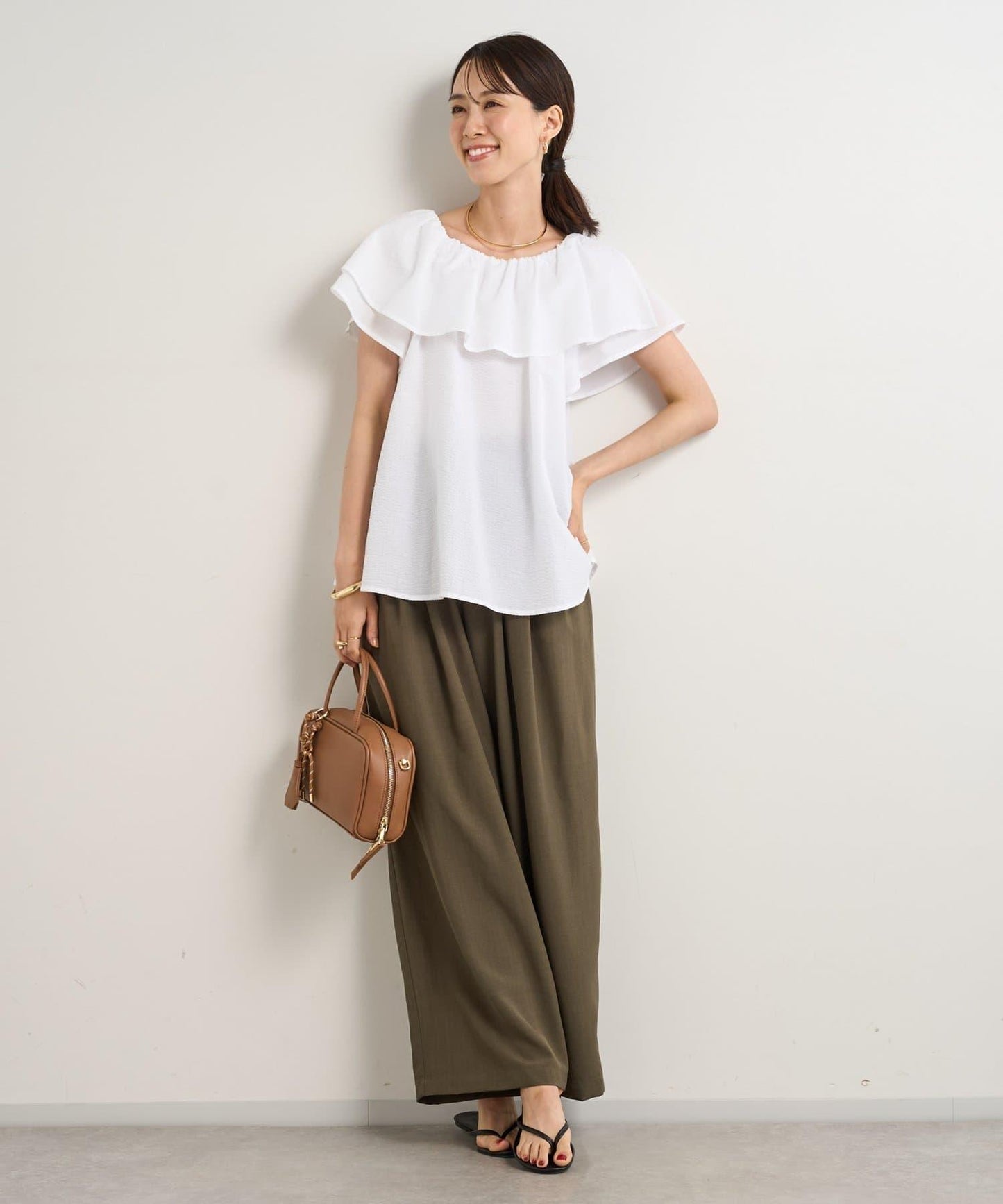 《舒適穿著感》直筒褲