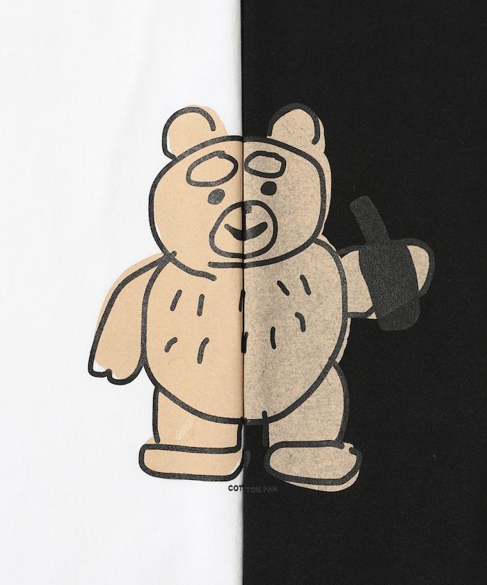 熊 前胸印花T恤 / CP25AW-FH005