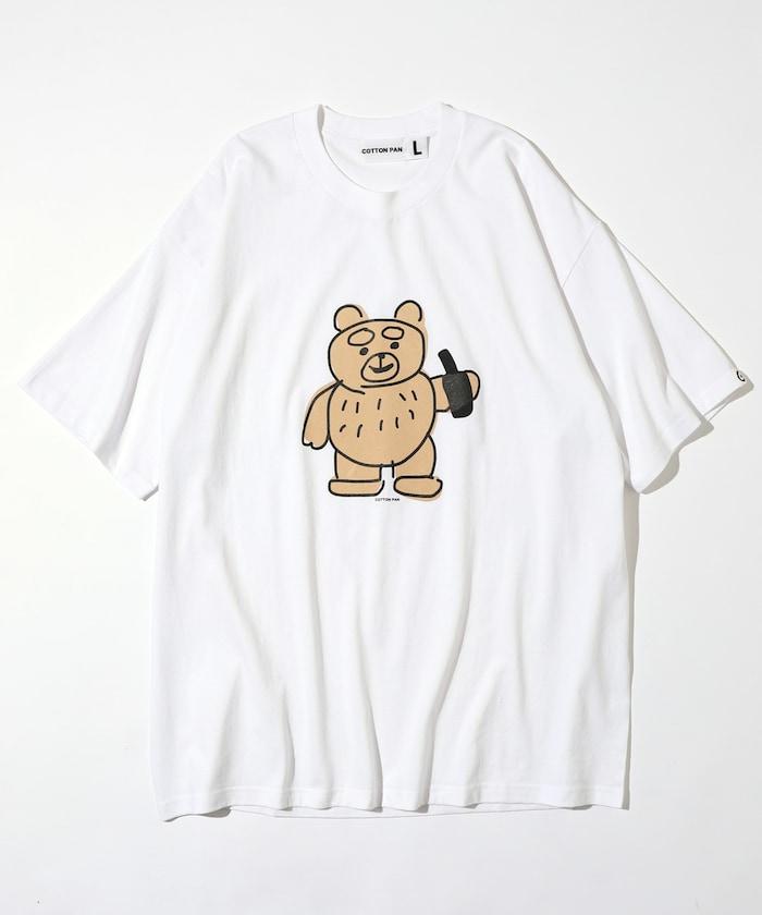 熊 前胸印花T恤 / CP25AW-FH005