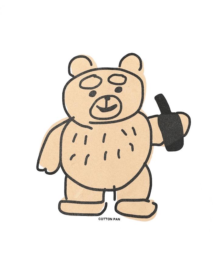 熊 前胸印花T恤 / CP25AW-FH005
