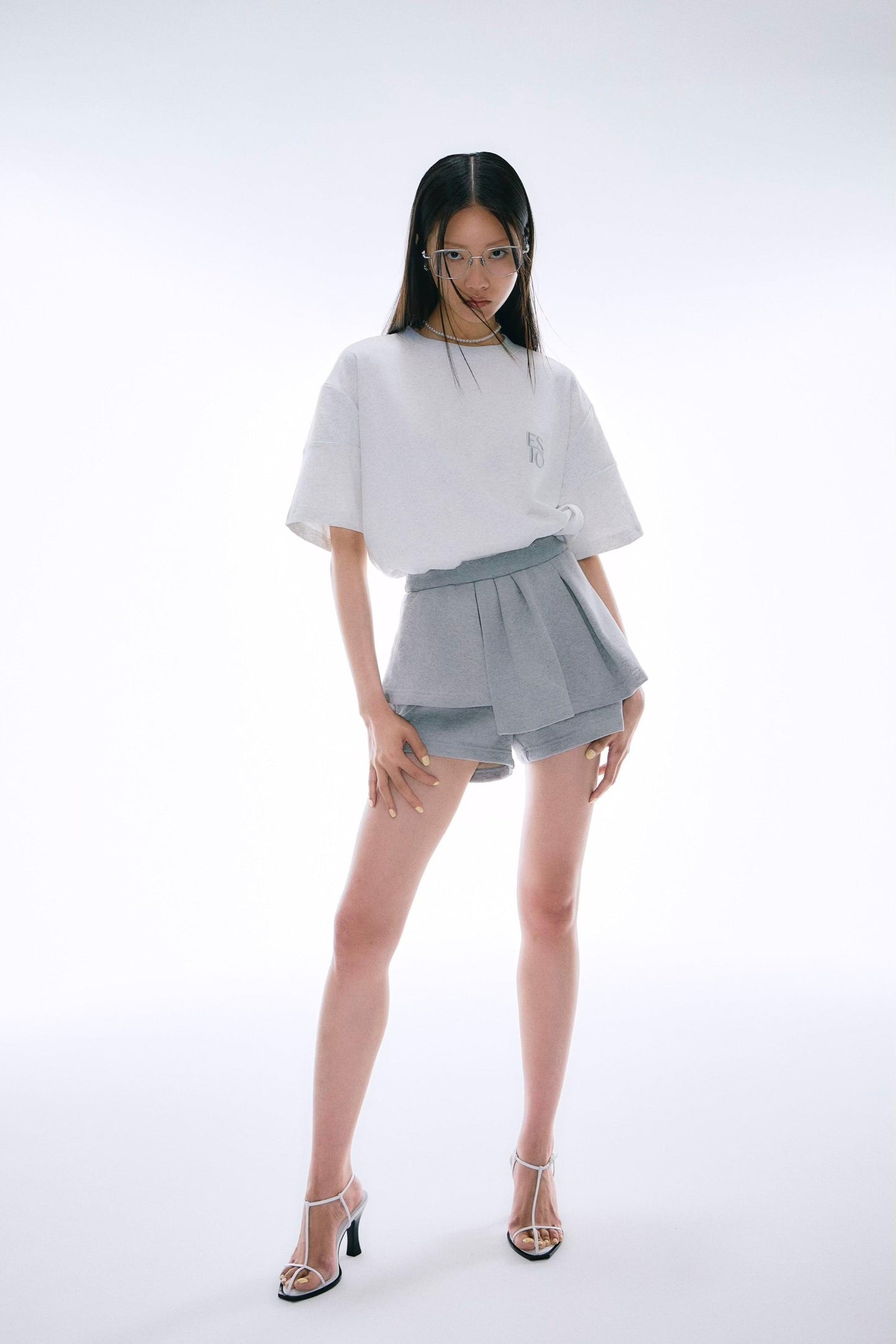 Emblem rib tee